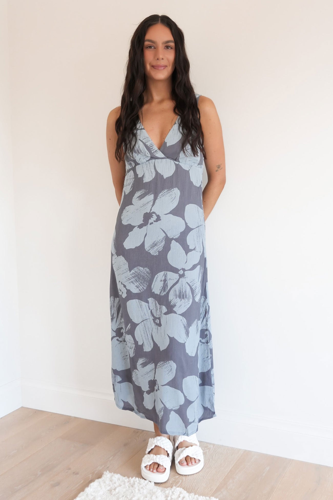 Grumpy Sunshine Dress Blue Sapphire