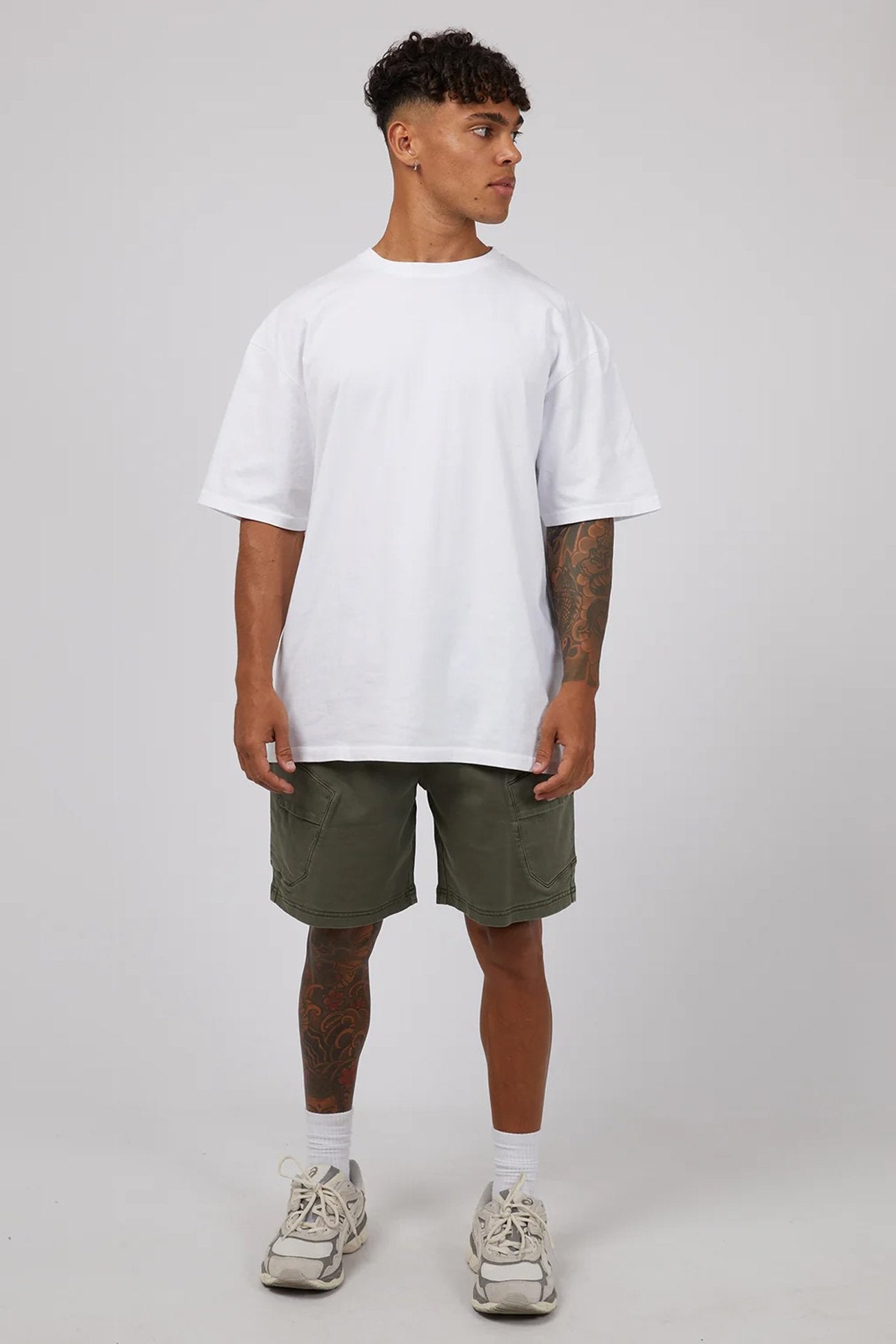 Gully Cargo Short Khaki