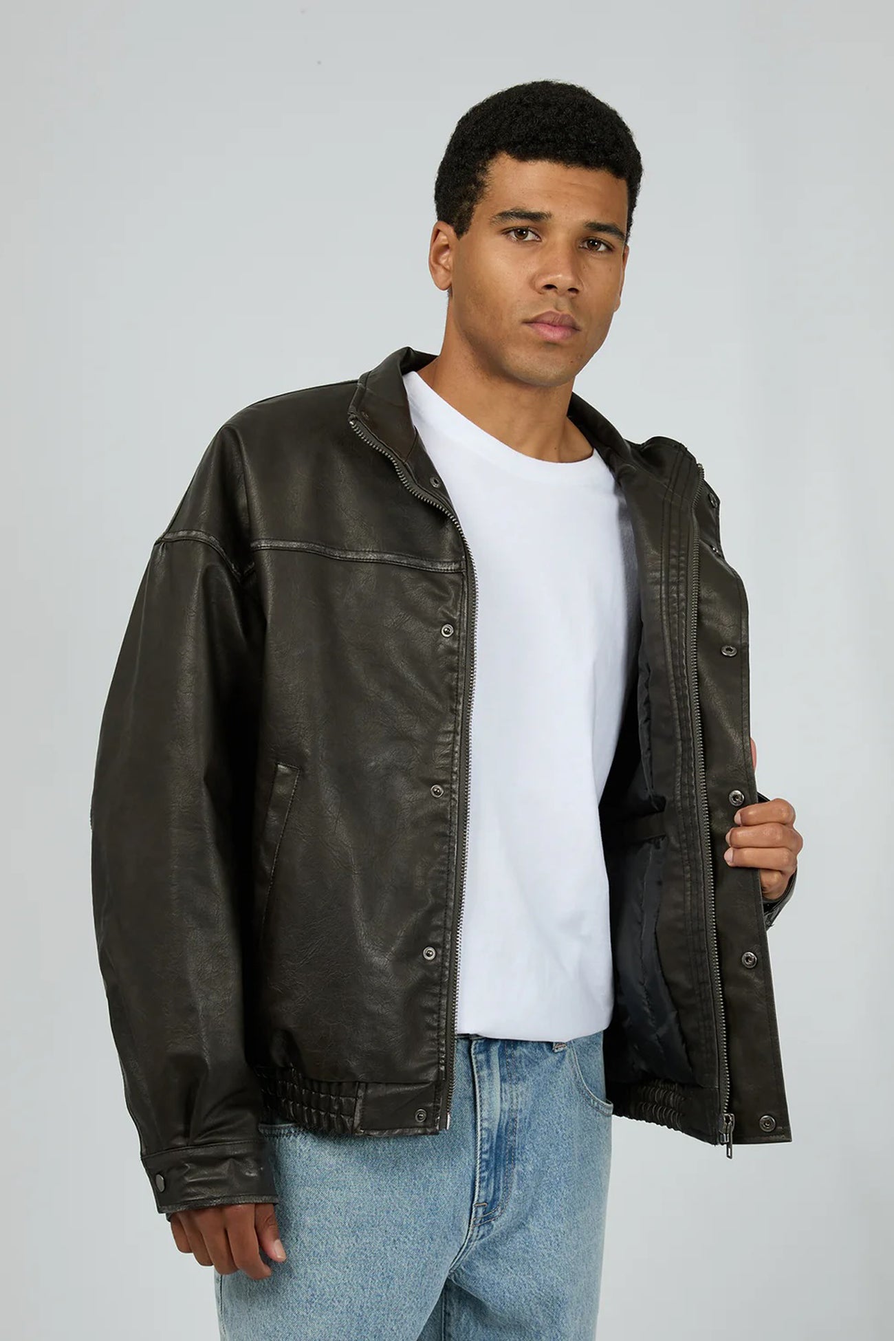 Harley Pleather Jacket Black