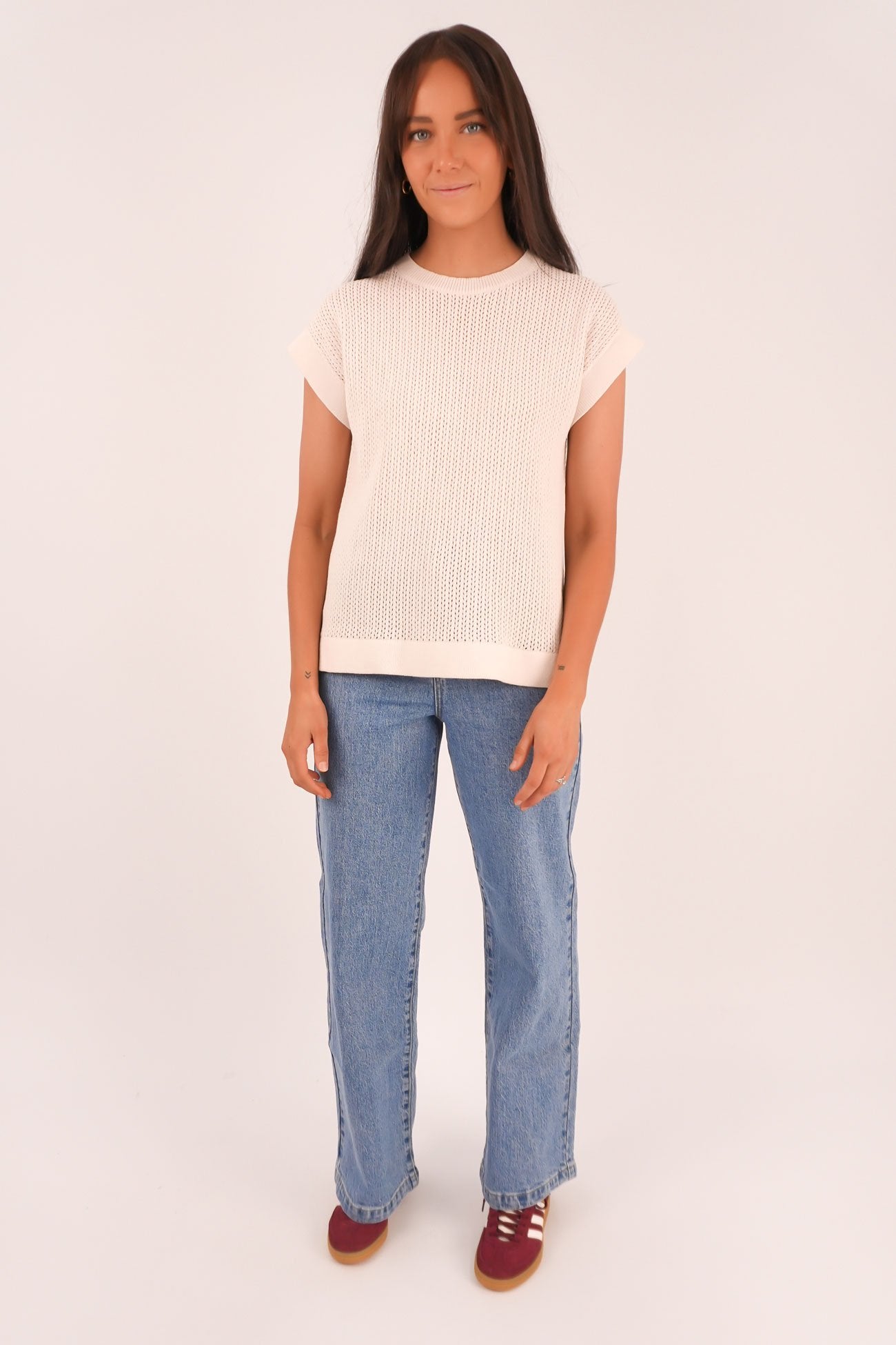 Hayden Knit Top Beige