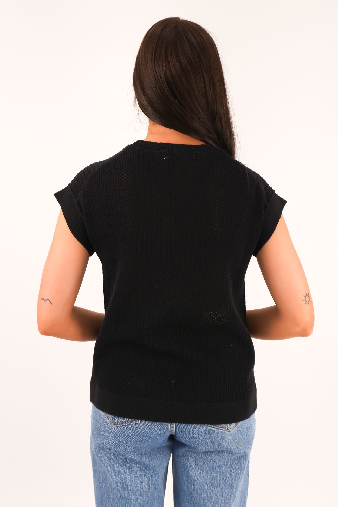 Hayden Knit Top Black