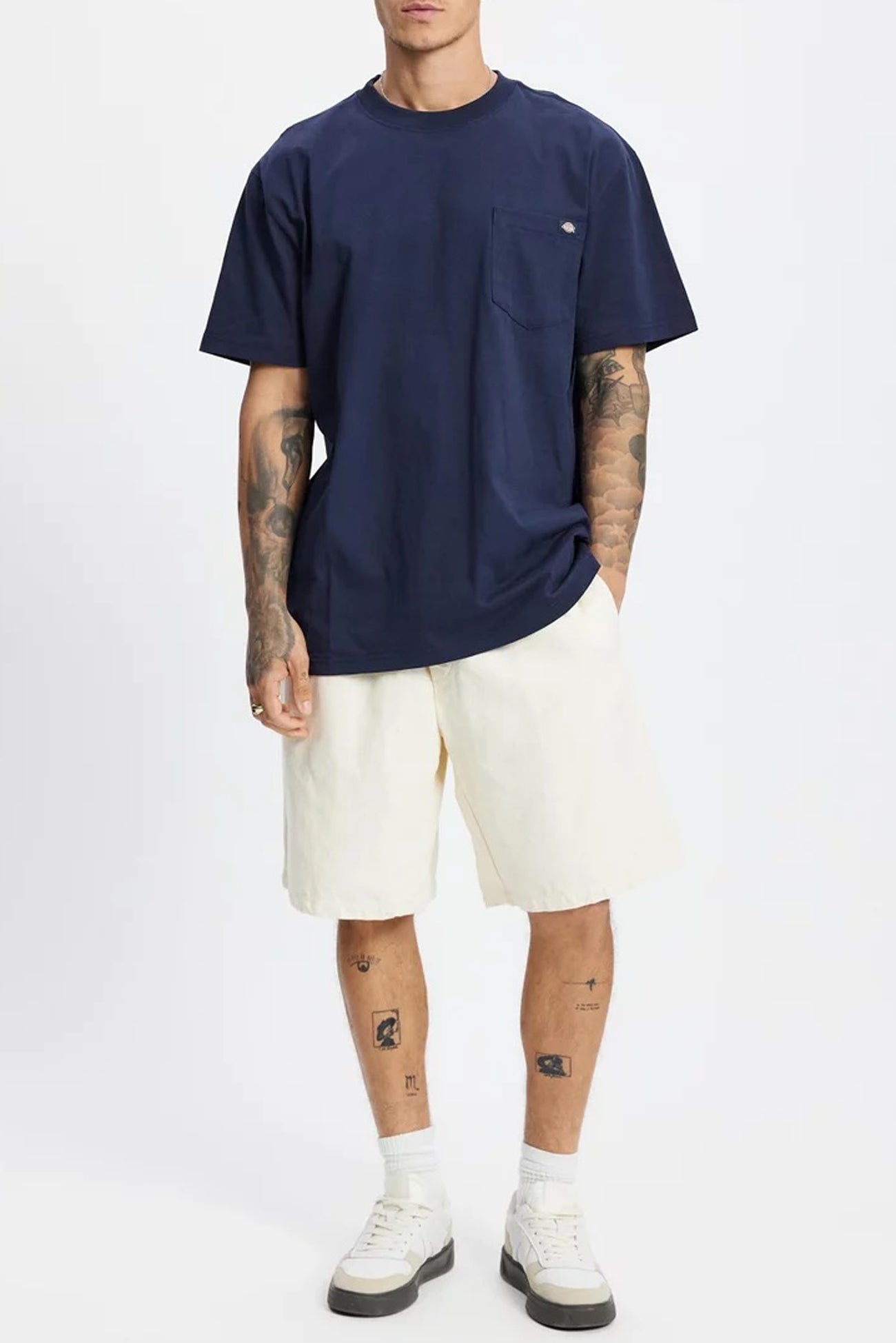 Heavy Jersey Pocket Tee Dark Navy