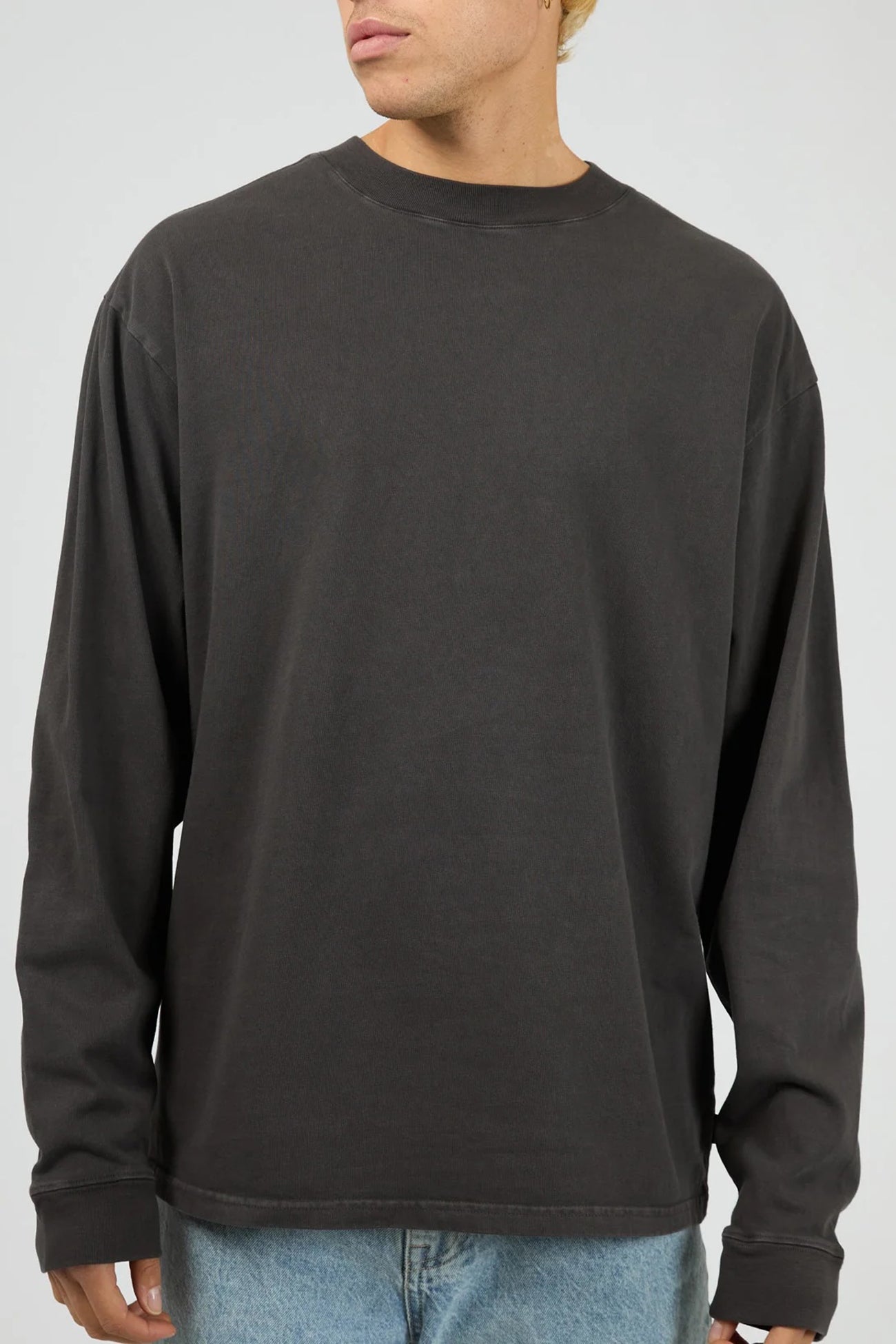 Heavyweight Long Sleeve Tee Coal