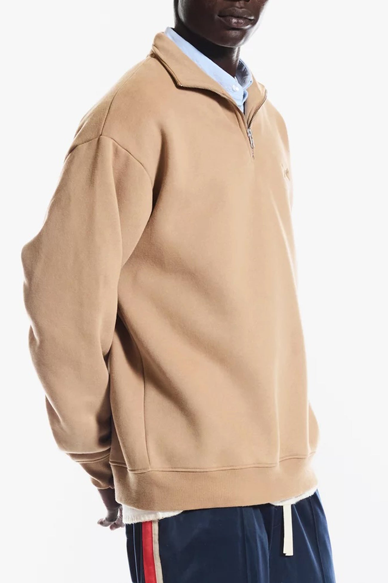 Heritage Quarter Zip Beige