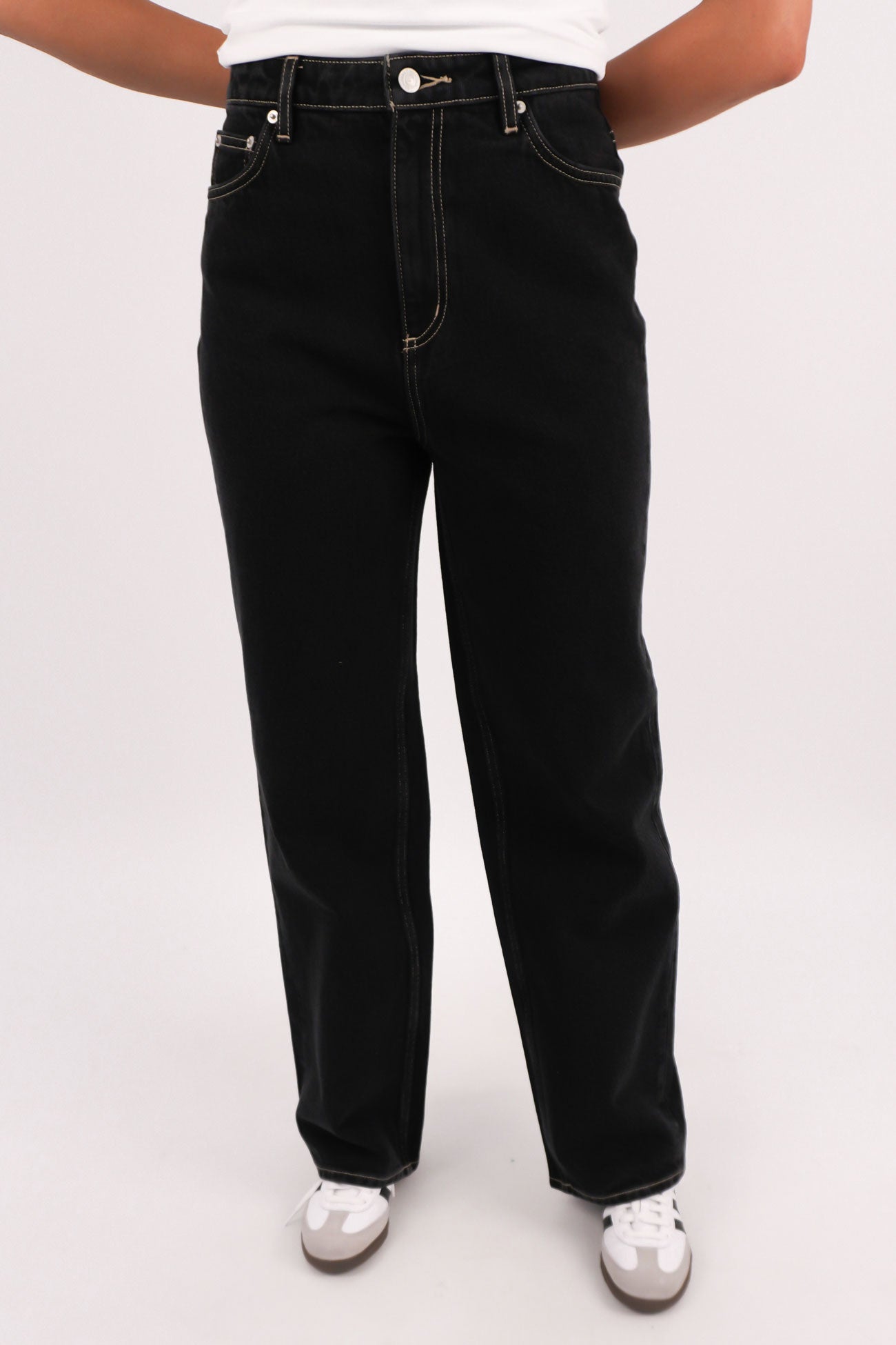 High Baggy Jean Throwback Black