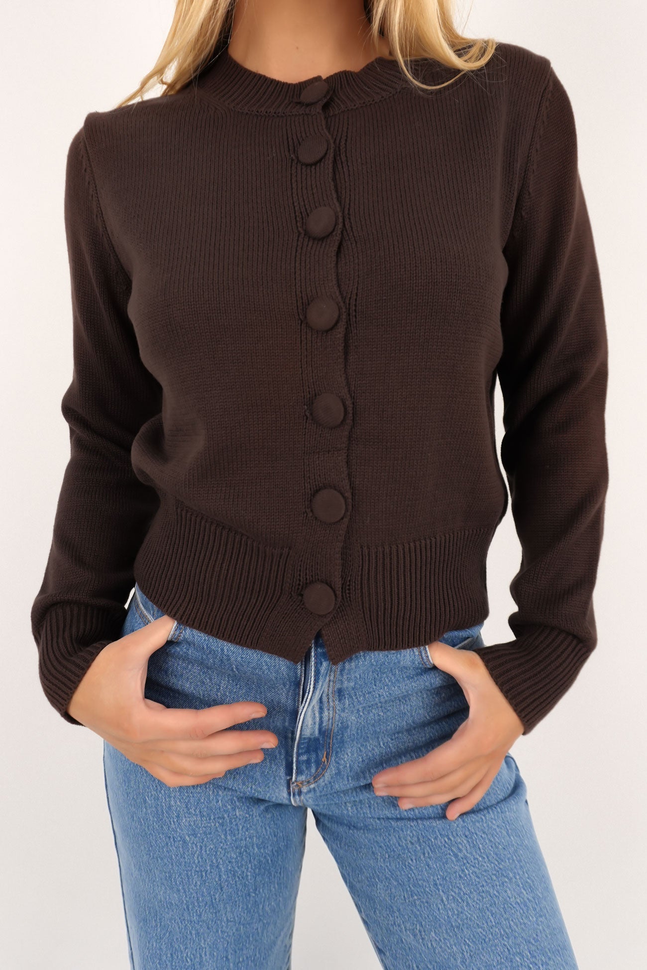 Holden Cardigan Chocolate