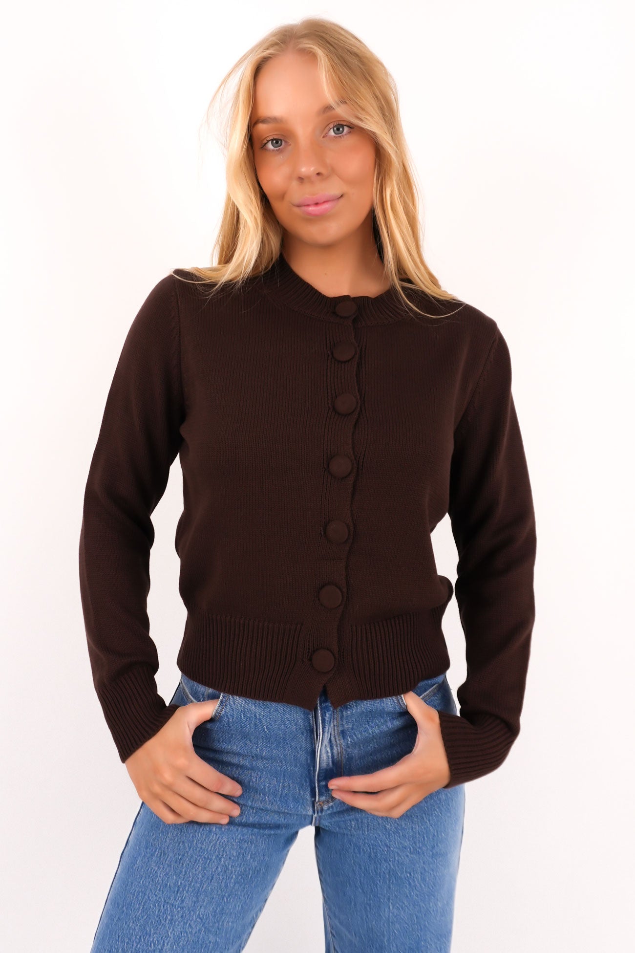 Holden Cardigan Chocolate