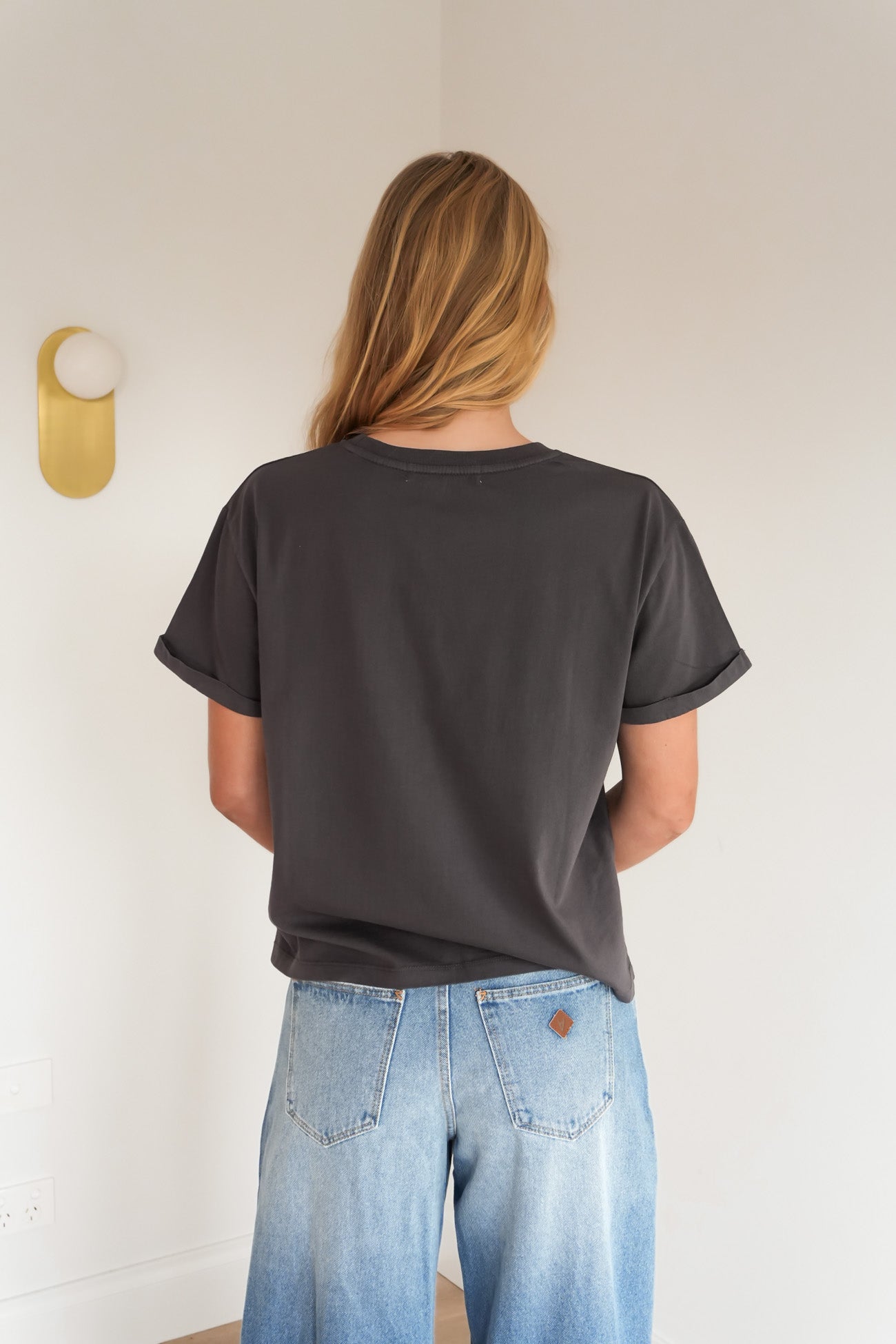 Huntleigh Oversized Tee Charcoal