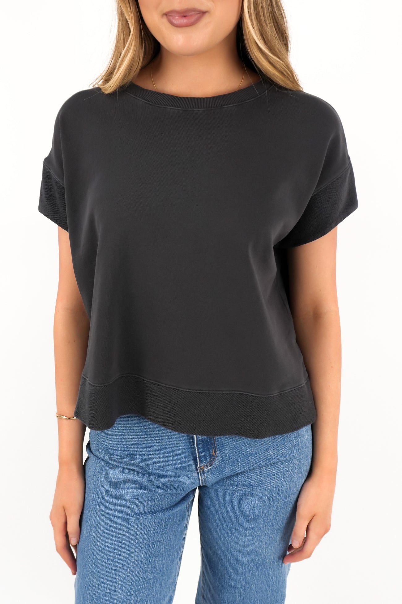 Hustler Tee Charcoal