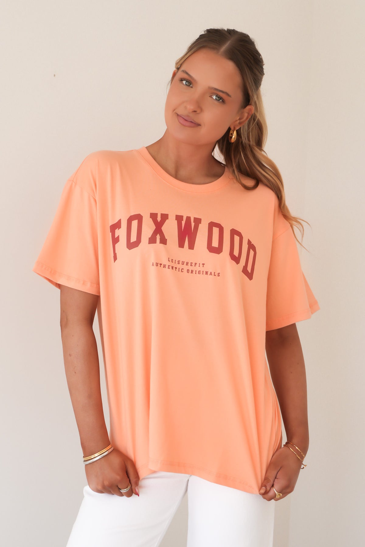 Interval Tee Neon Peach