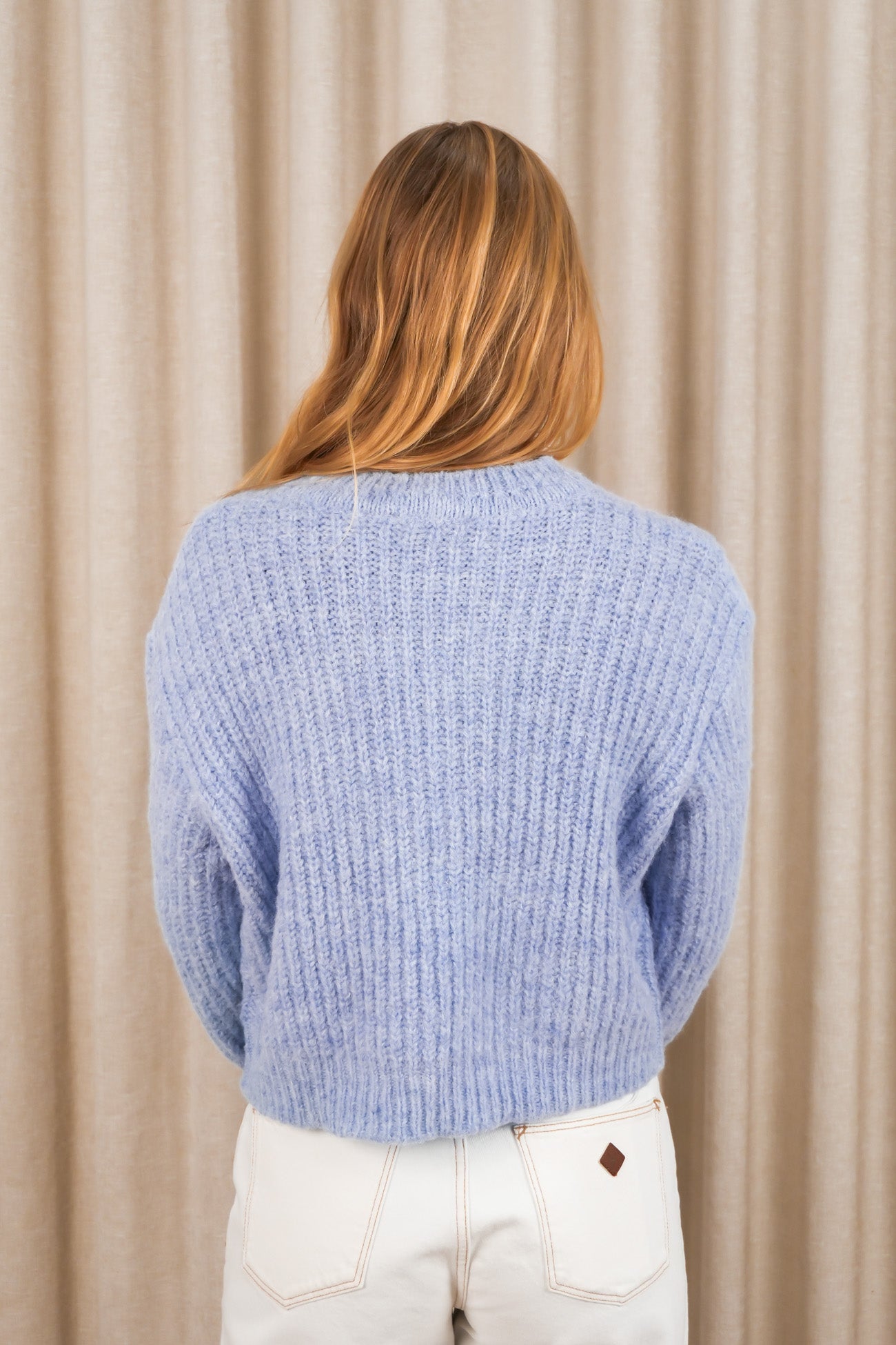 Ivy Knit Jumper Ocean Blue