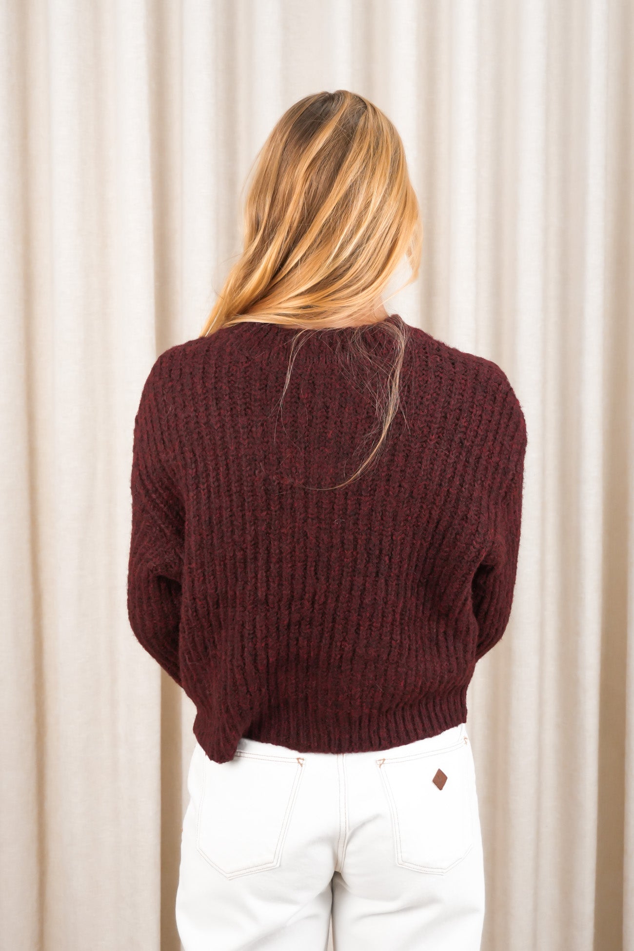 Ivy Knit Jumper Wine