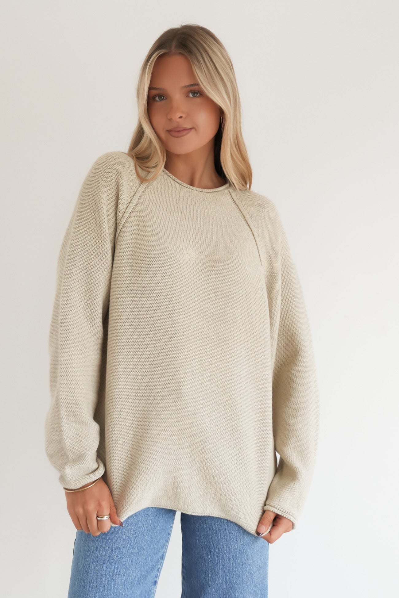 Ivy Raglan Sweater Sand