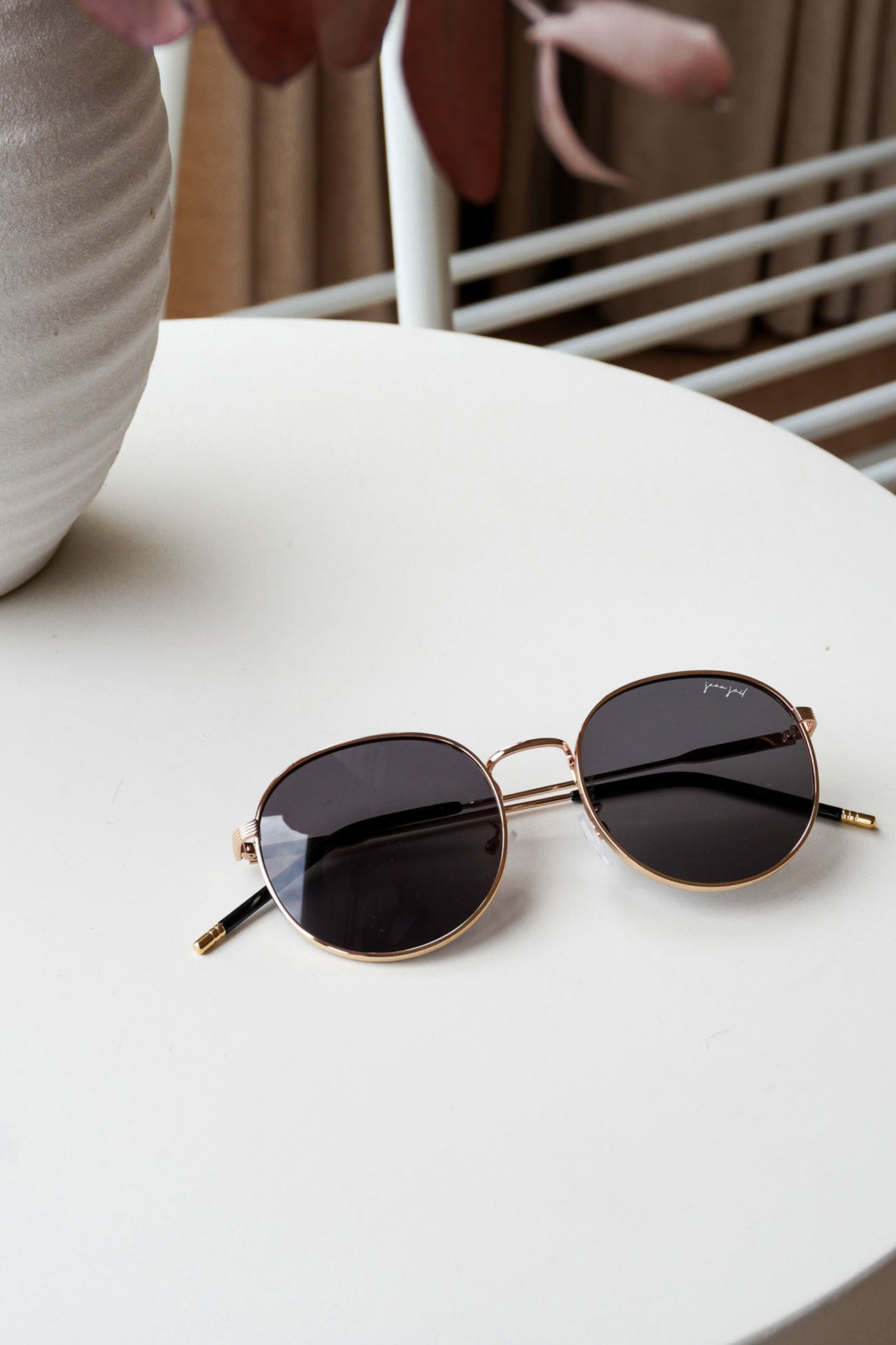 JJ Empire Sunglasses Gold // Black