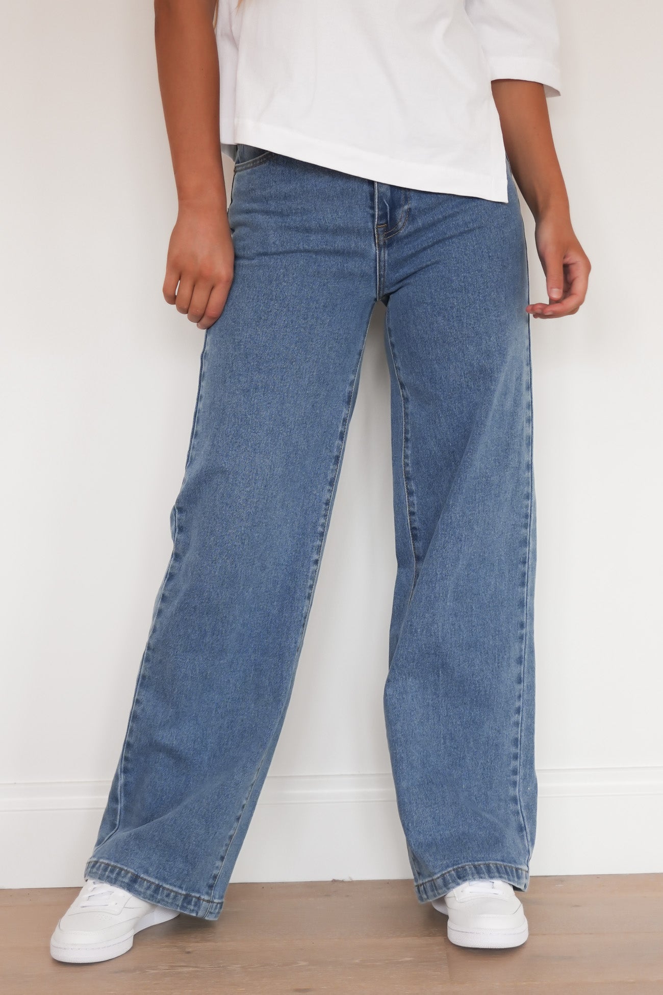 Jacqui Wide Leg Jean Light Blue