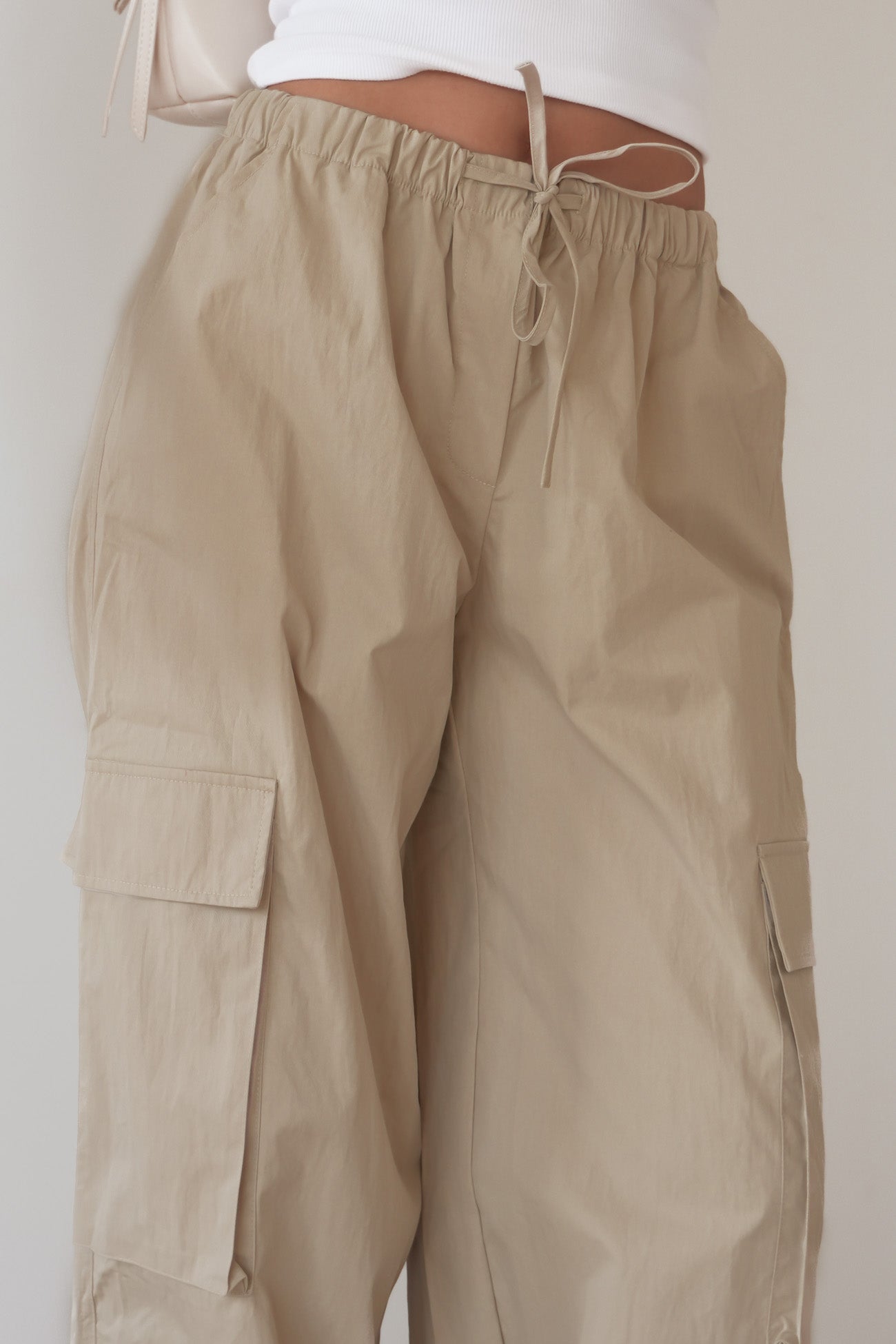 Jahinta Parachute Pant Beige