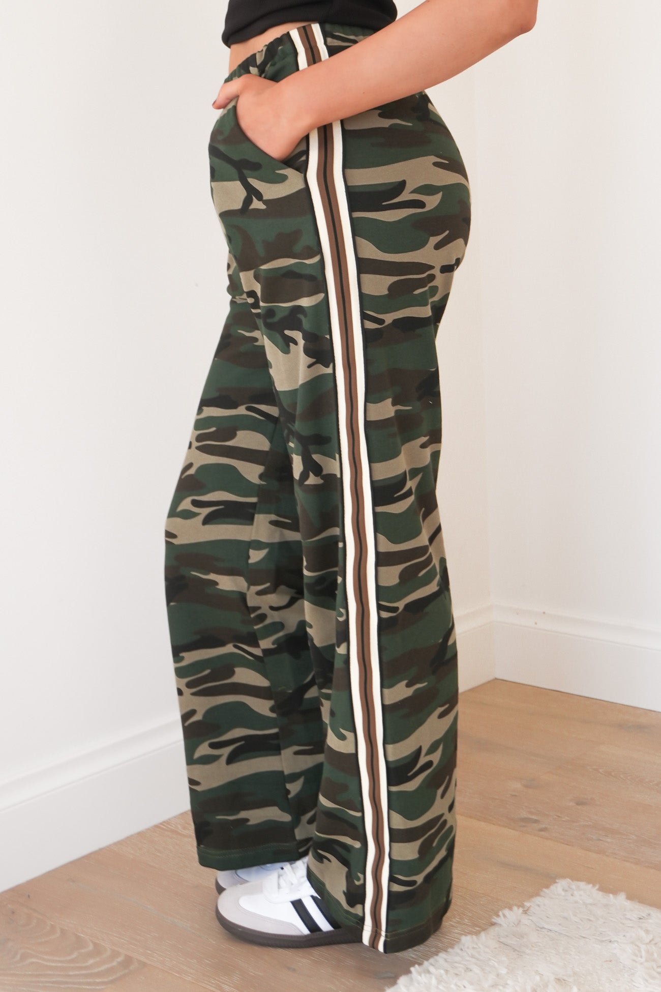 Jake Track Pant Camo Brown