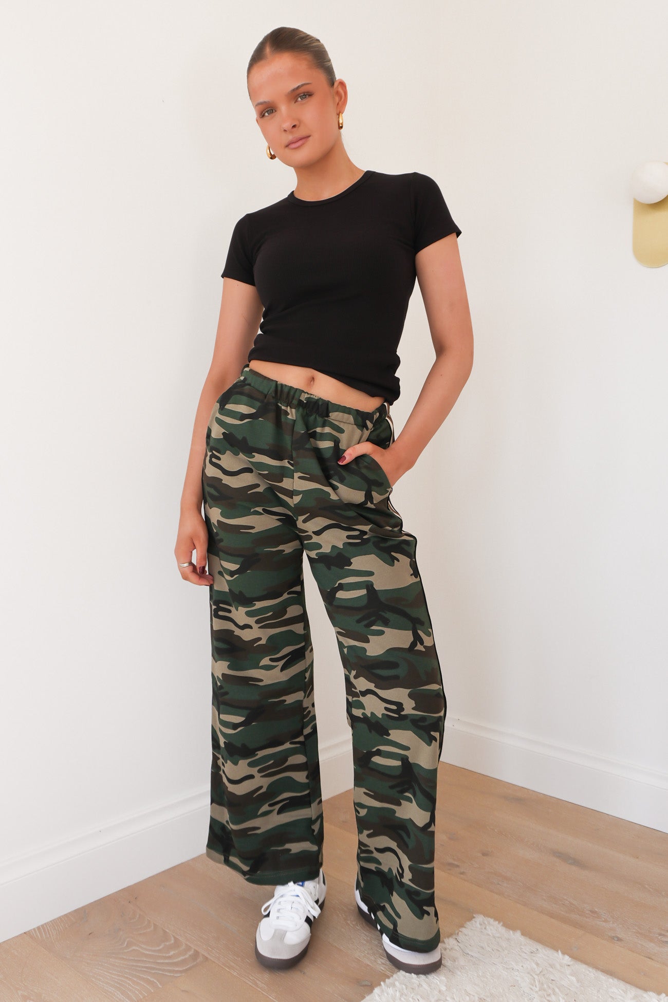 Jake Track Pant Camo Brown