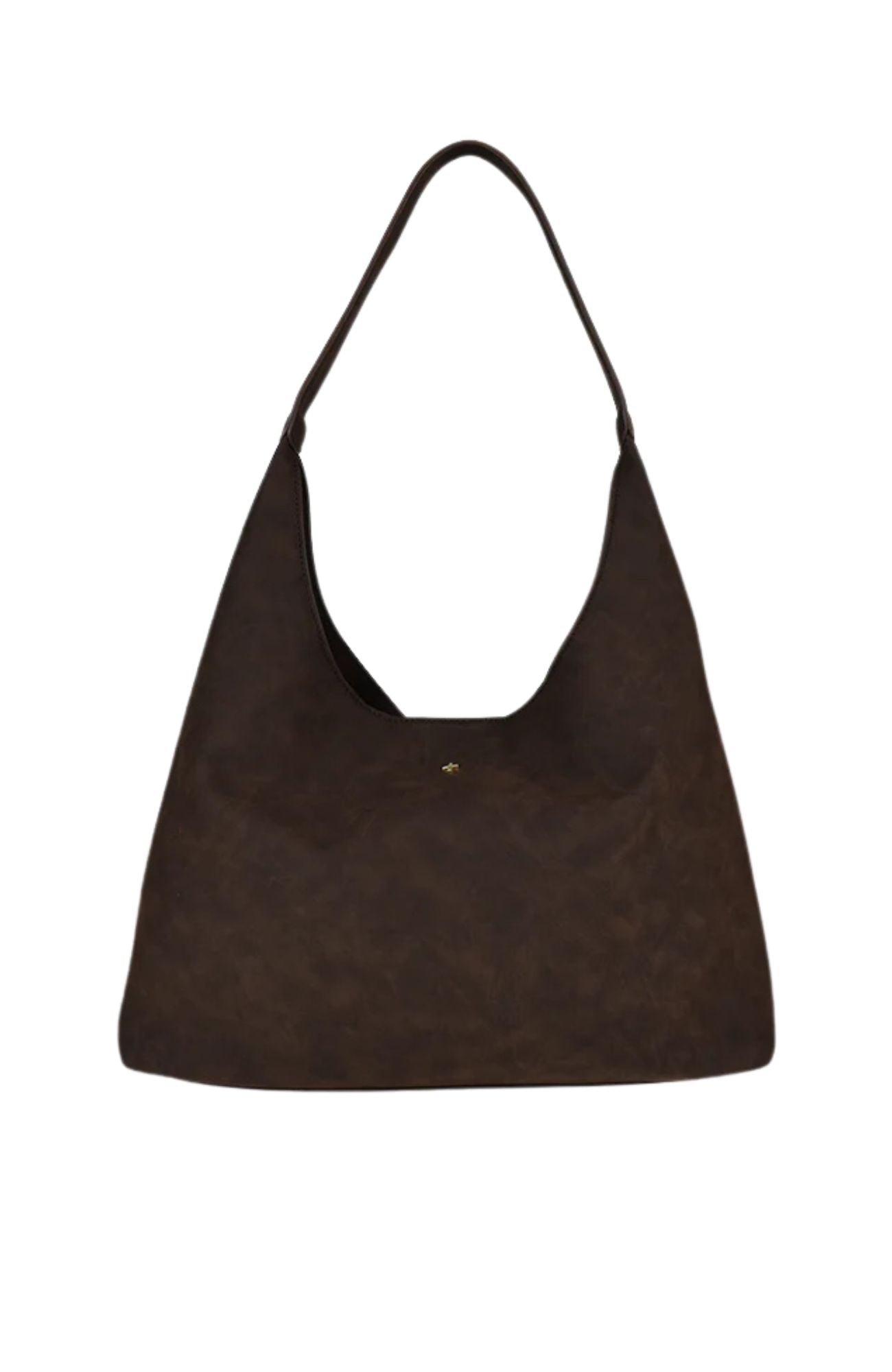Jami Bag Chocolate Faux Suede