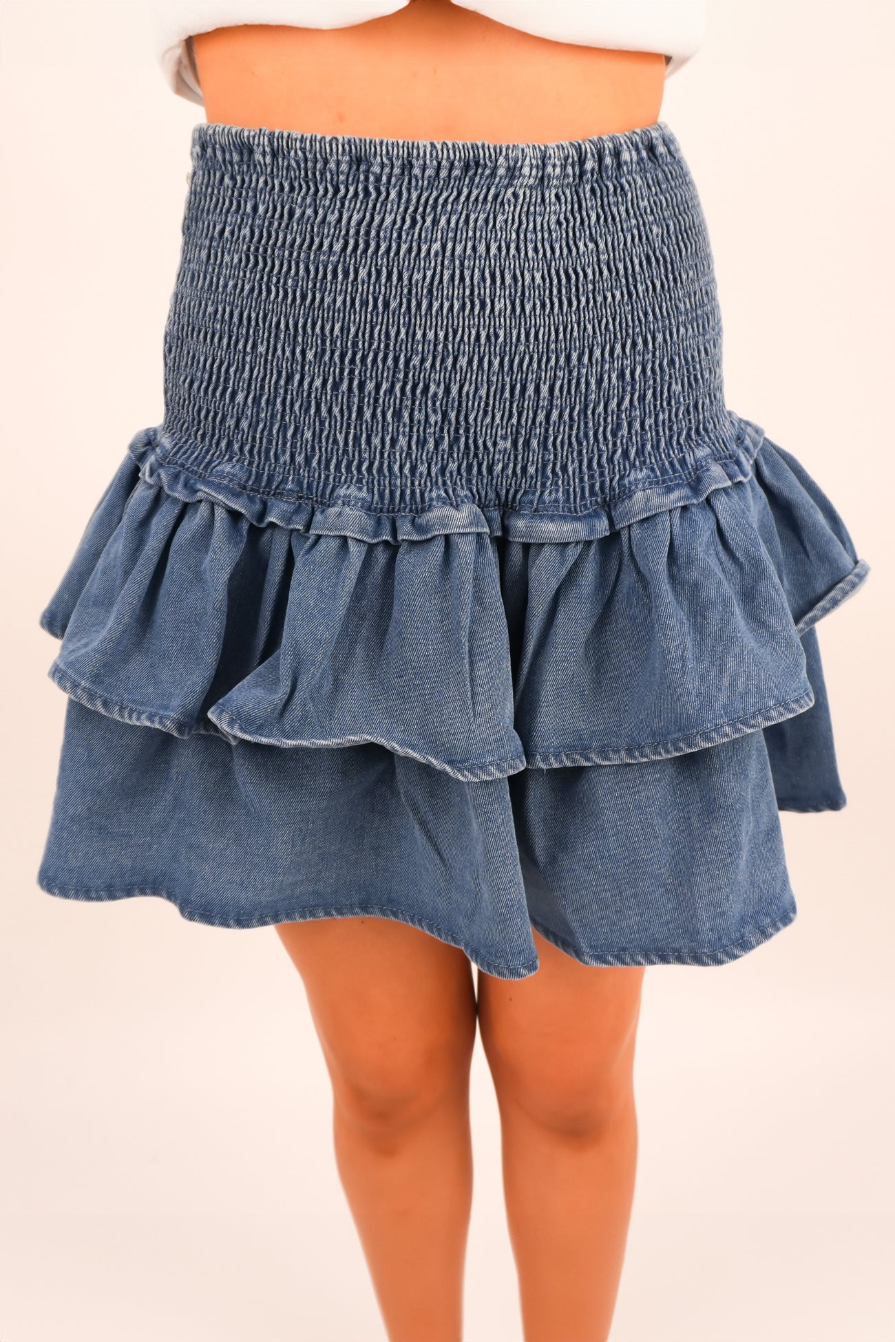 Jane Denim Mini Skirt Blue