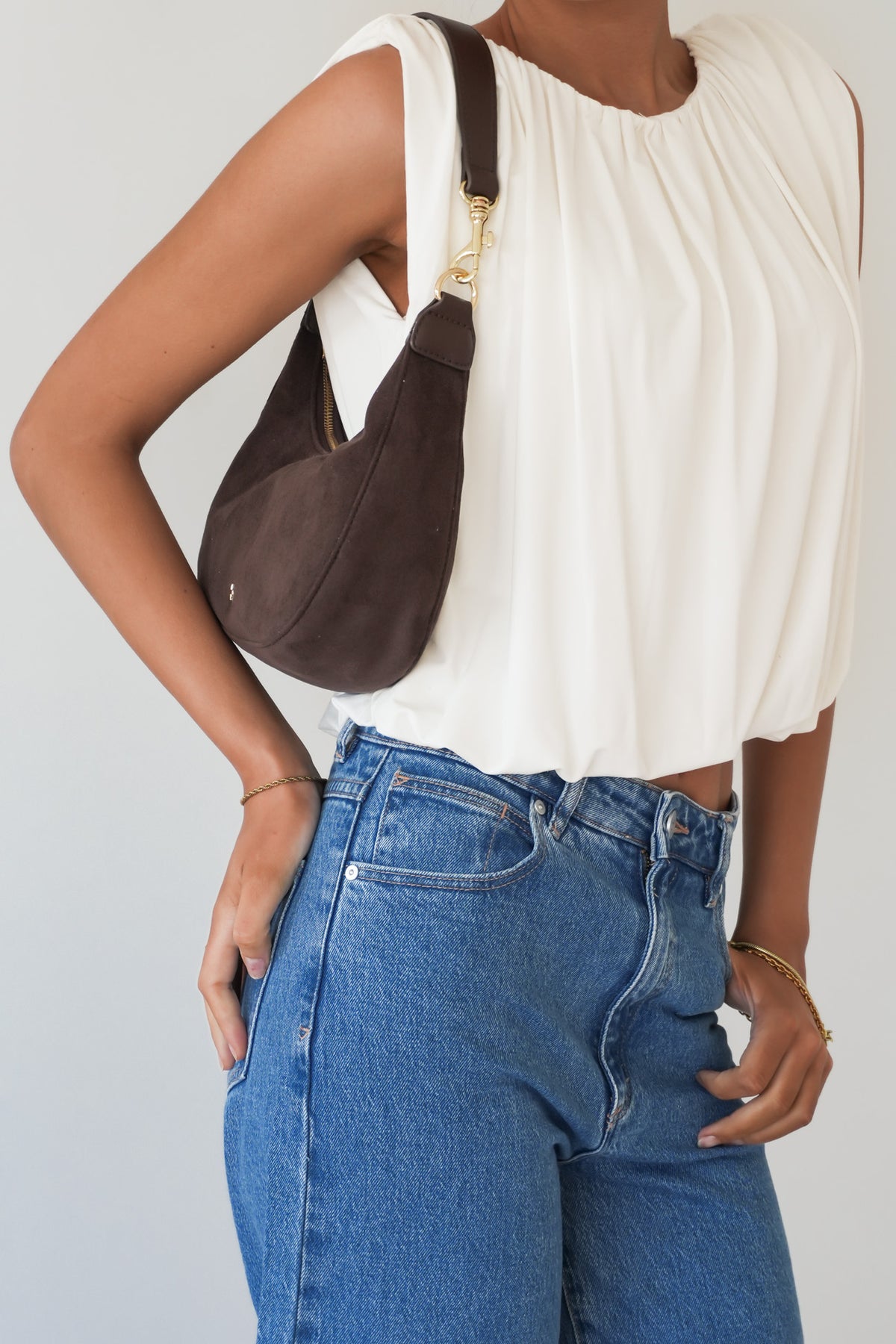 Jasmyne Bubble Top Ivory