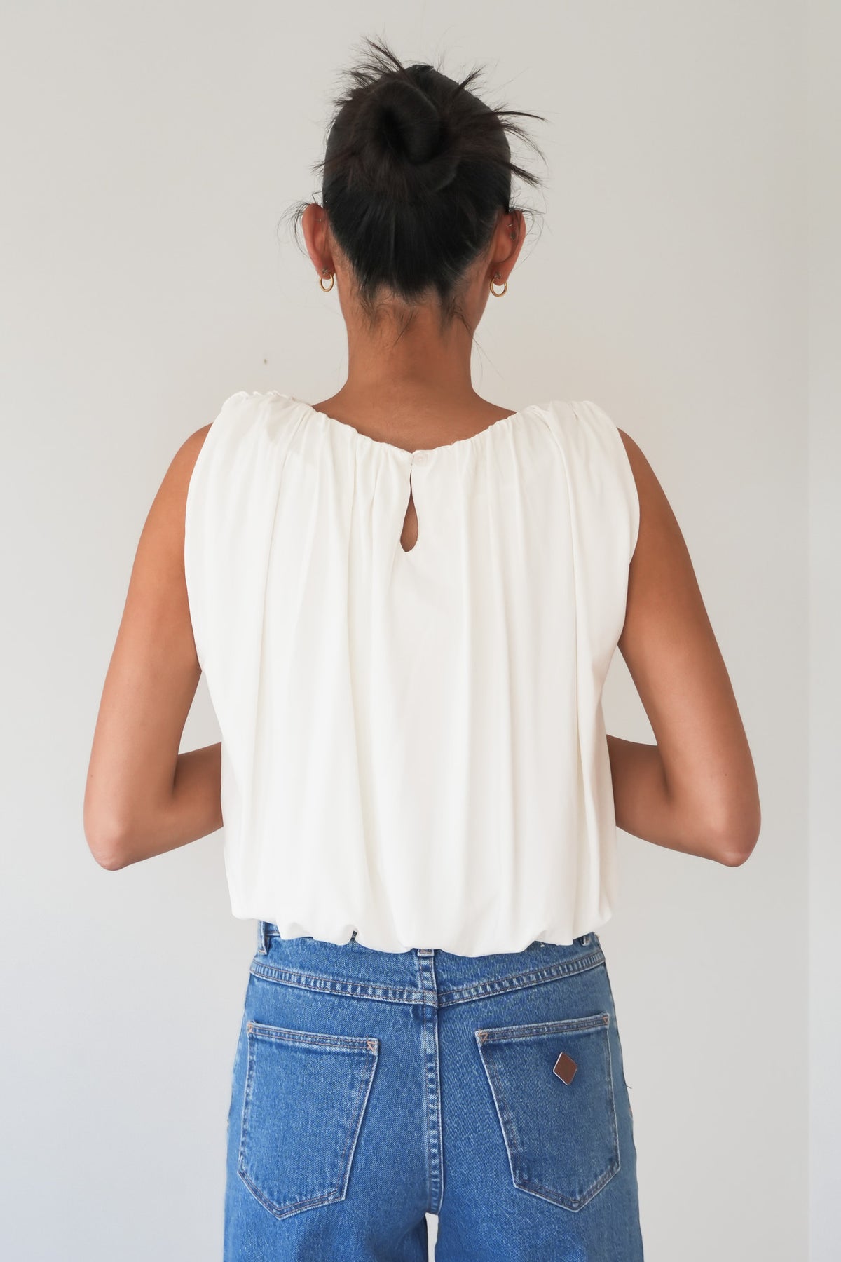 Jasmyne Bubble Top Ivory