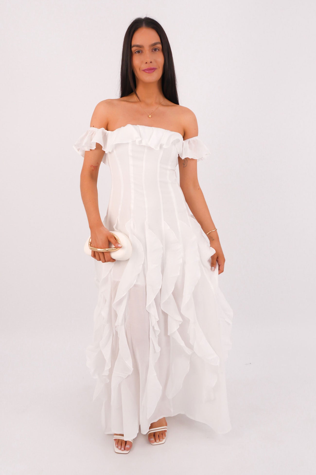 Jaylyn Maxi Dress White