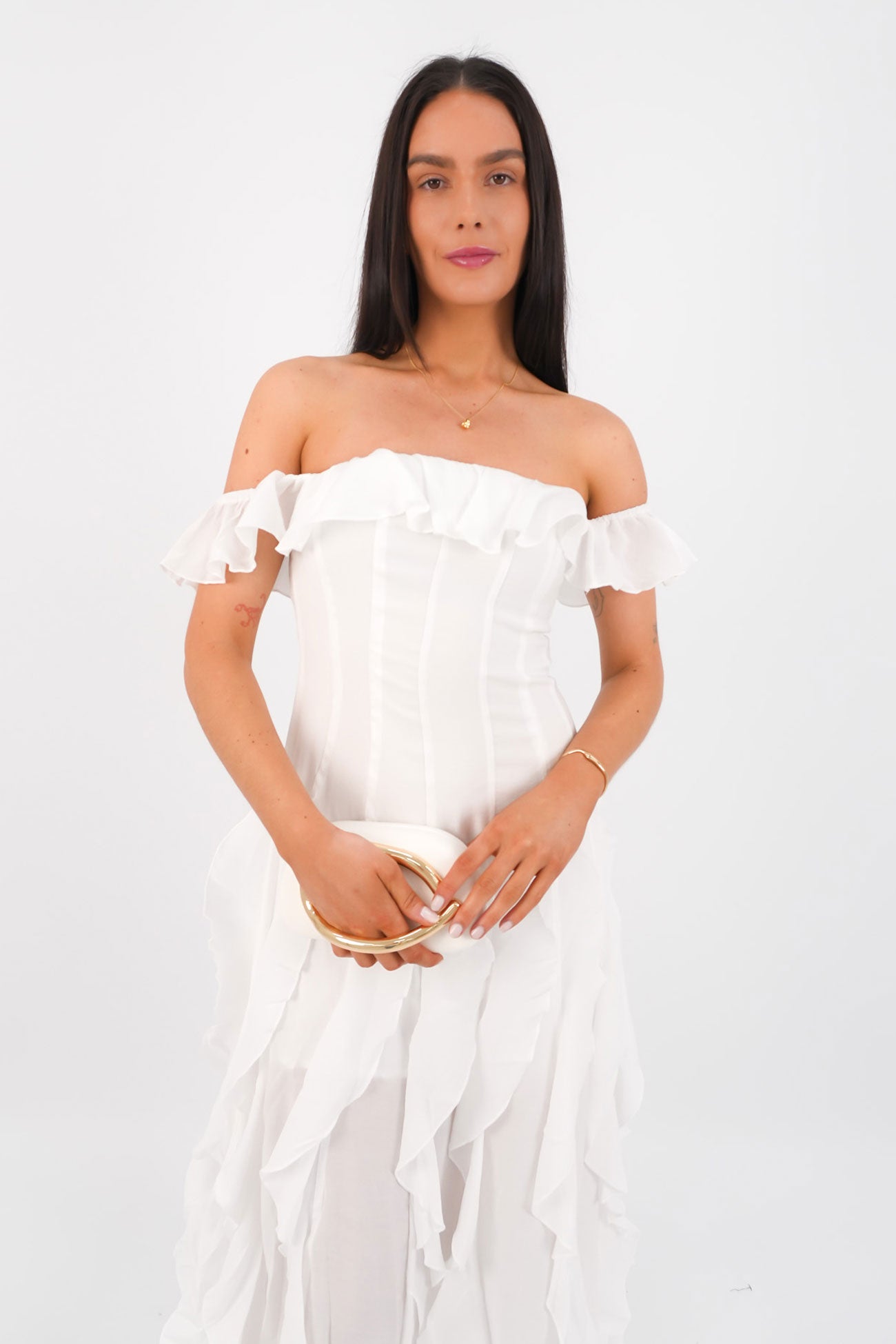Jaylyn Maxi Dress White