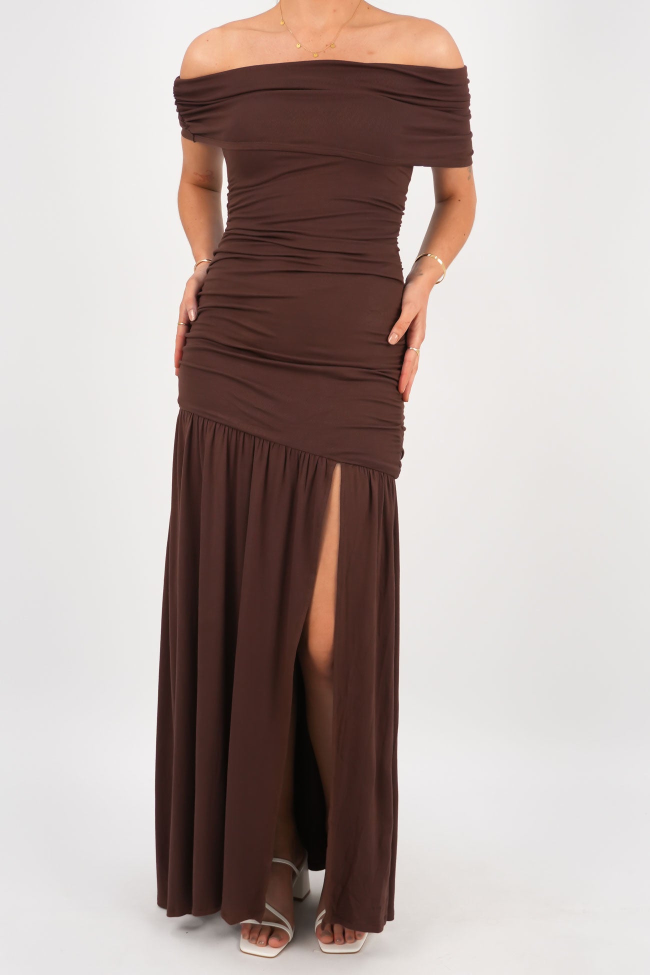 Jaymie Maxi Dress Chocolate