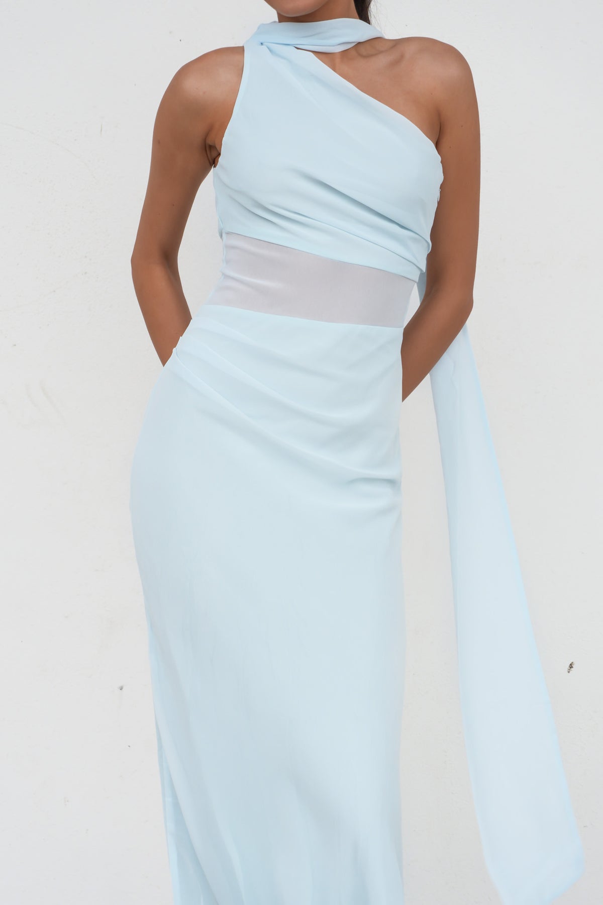 Jeanene Maxi Dress Light Blue