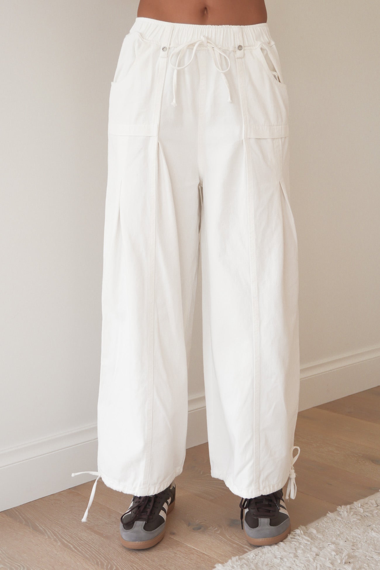 Jenni Cargo Pant White