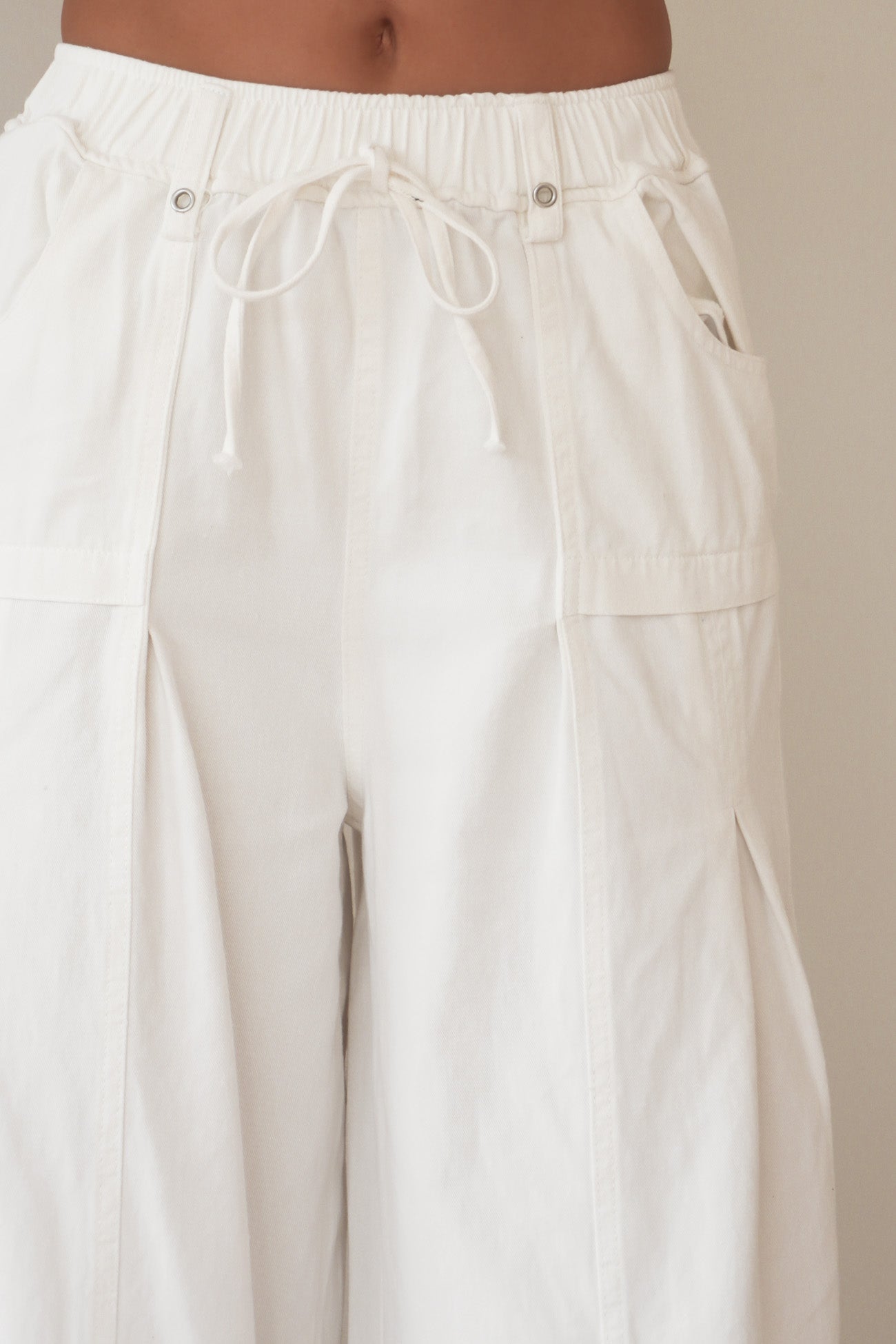 Jenni Cargo Pant White