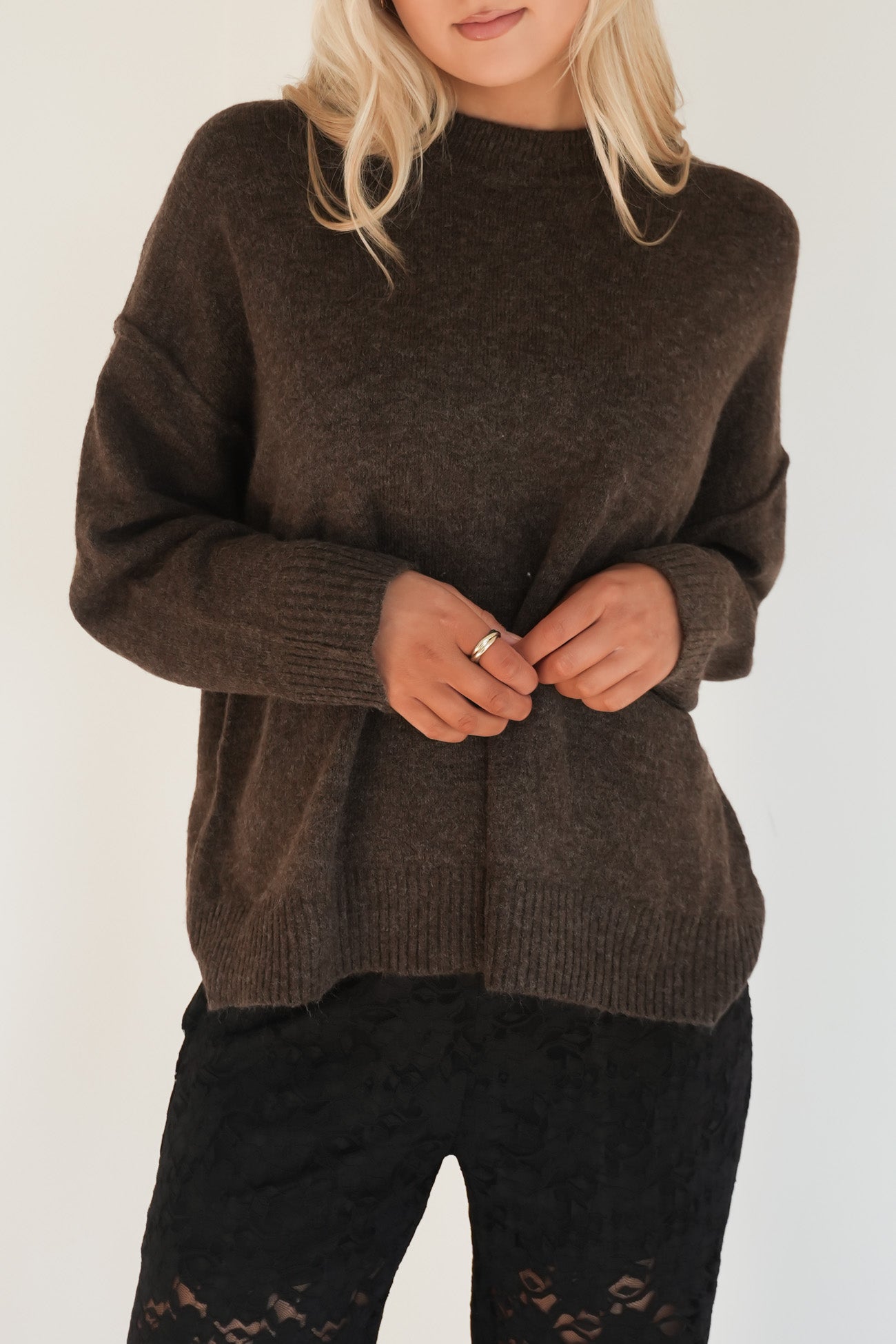 Jethro Knit Jumper Chocolate