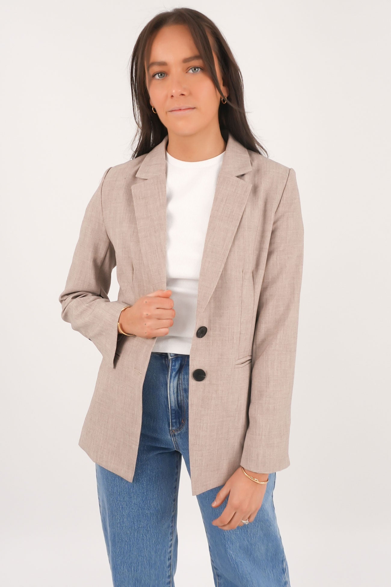 Jezebel Blazer Taupe