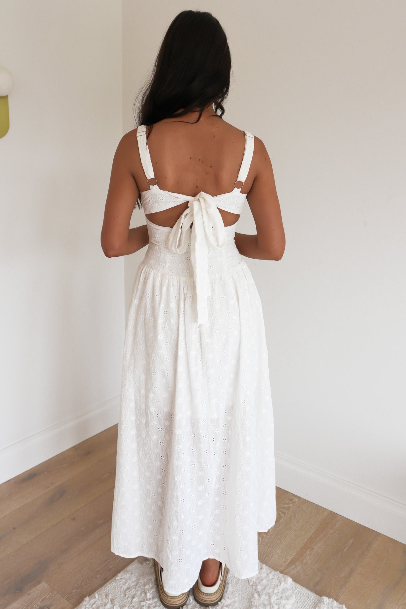 Joanna Midi Dress White