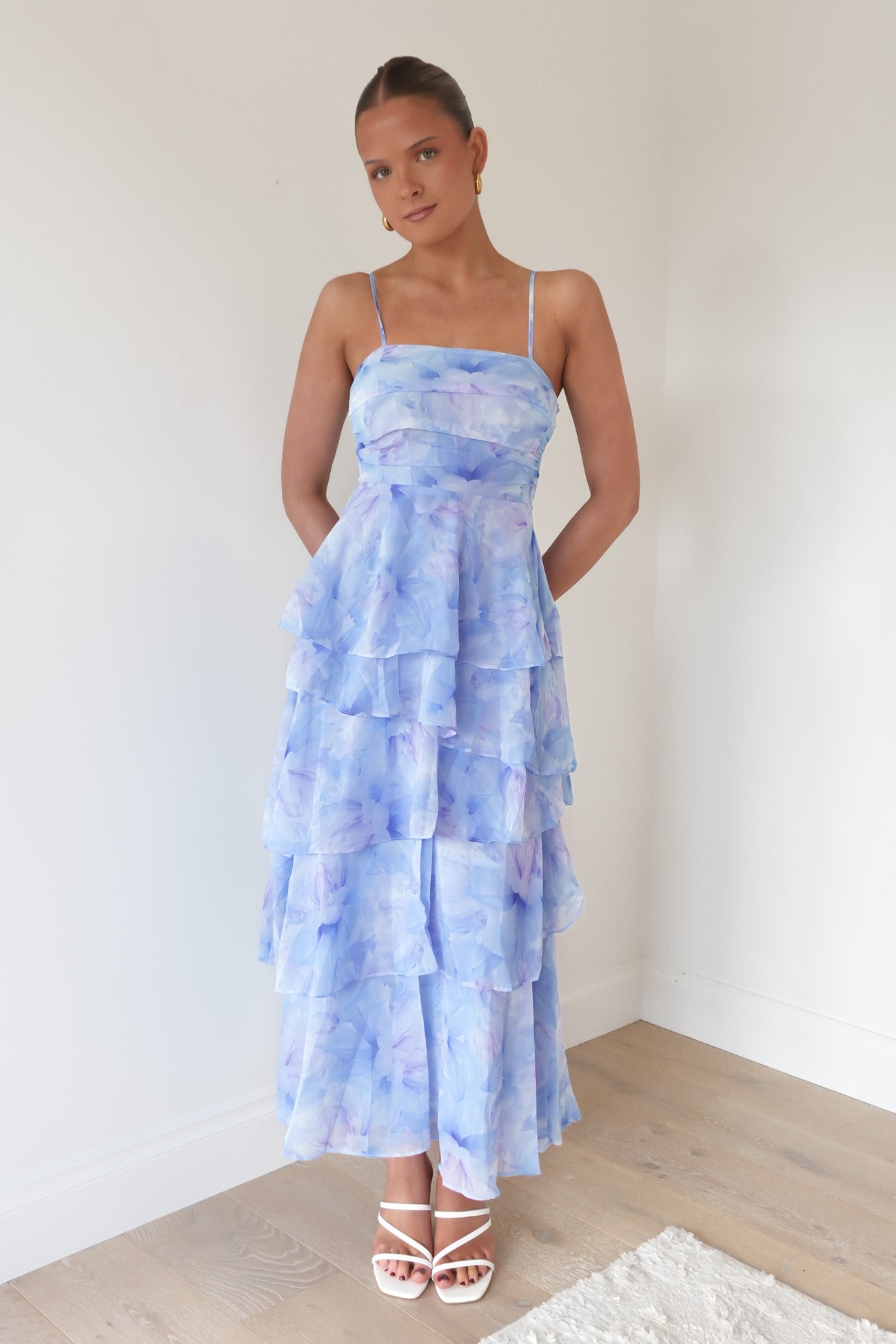 Joanne Midi Dress Blue