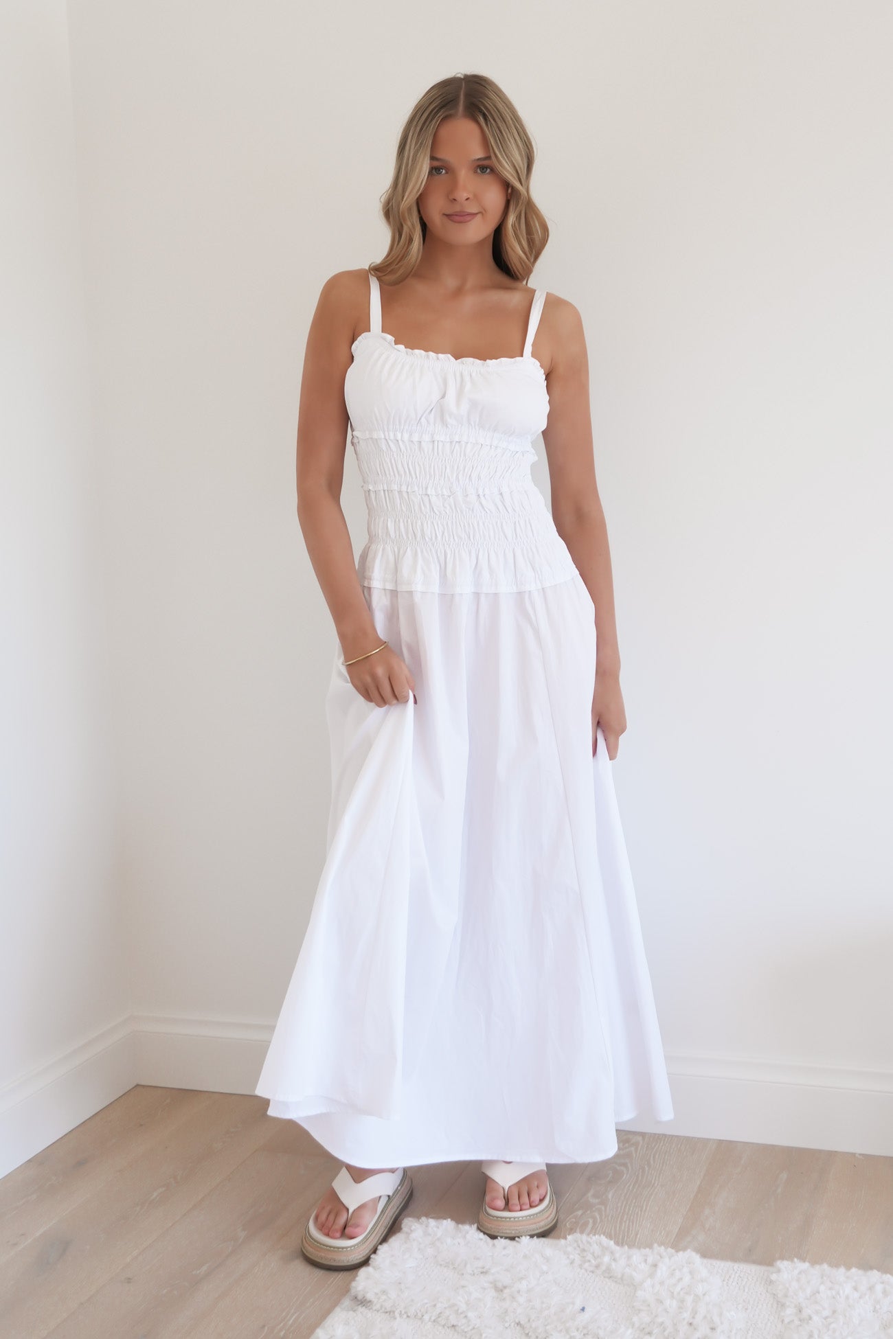 Jones Maxi Dress White