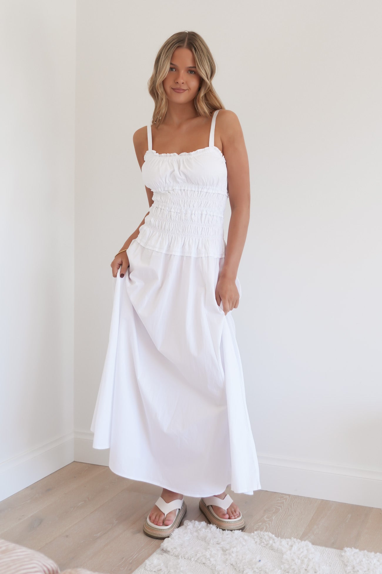 Jones Maxi Dress White