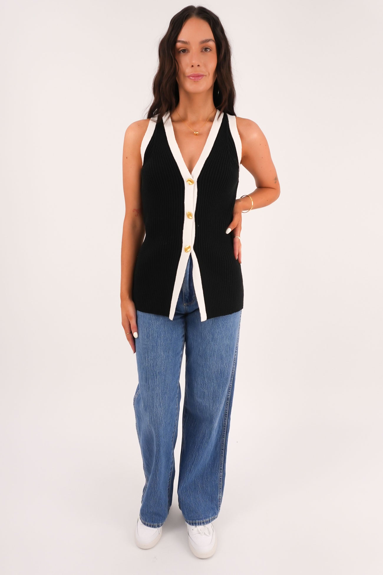 Joseph Knit Top Black