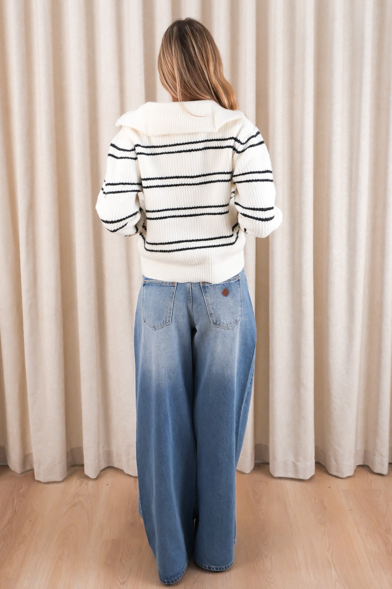 Journey Zip Knit White