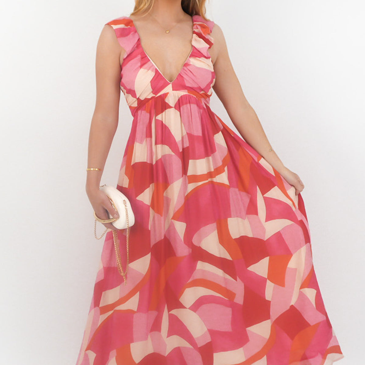 Joyce Maxi Dress Pink