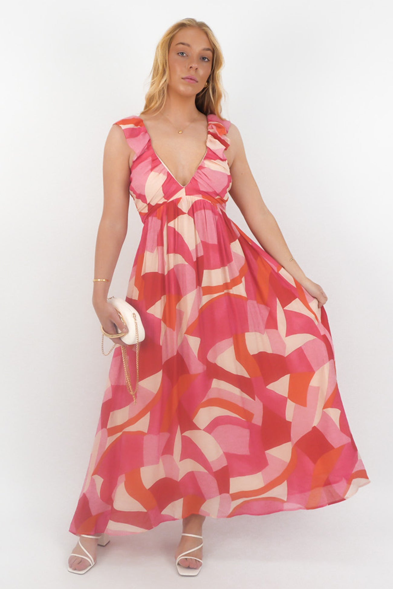 Joyce Maxi Dress Pink