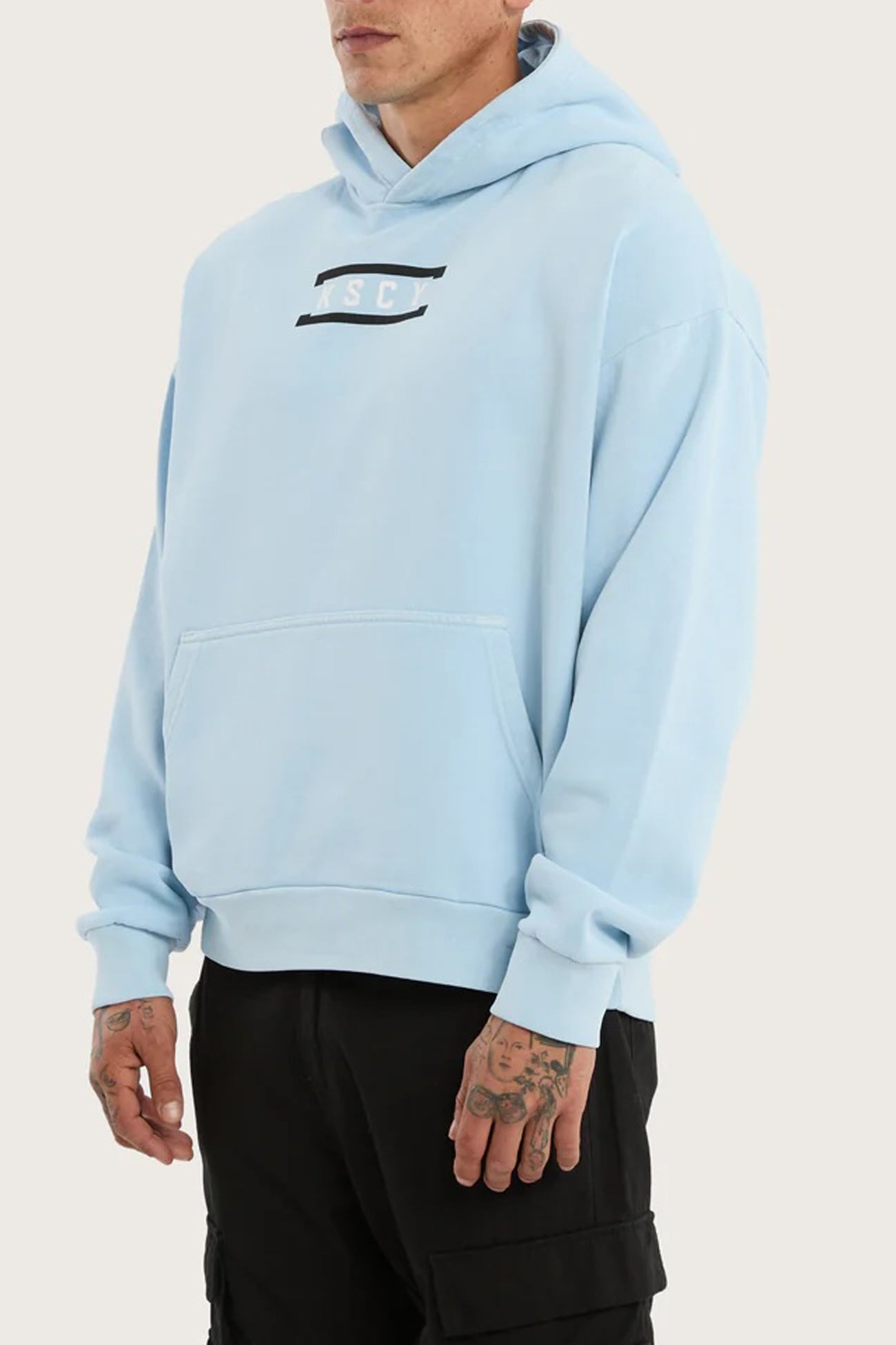 Constitute Oversized Hoodie Pigment Sky Blue