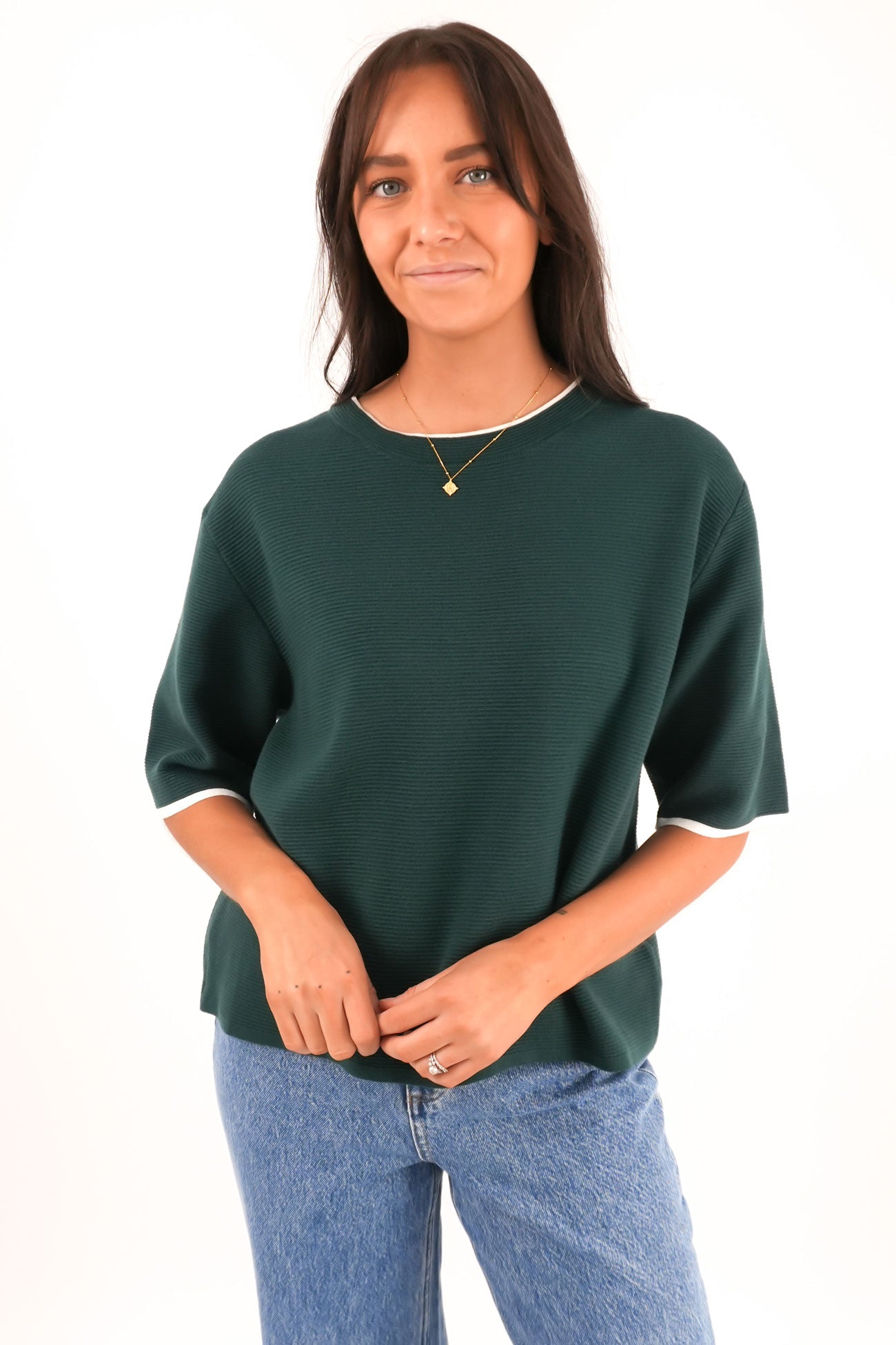 Karina Knit Top Green