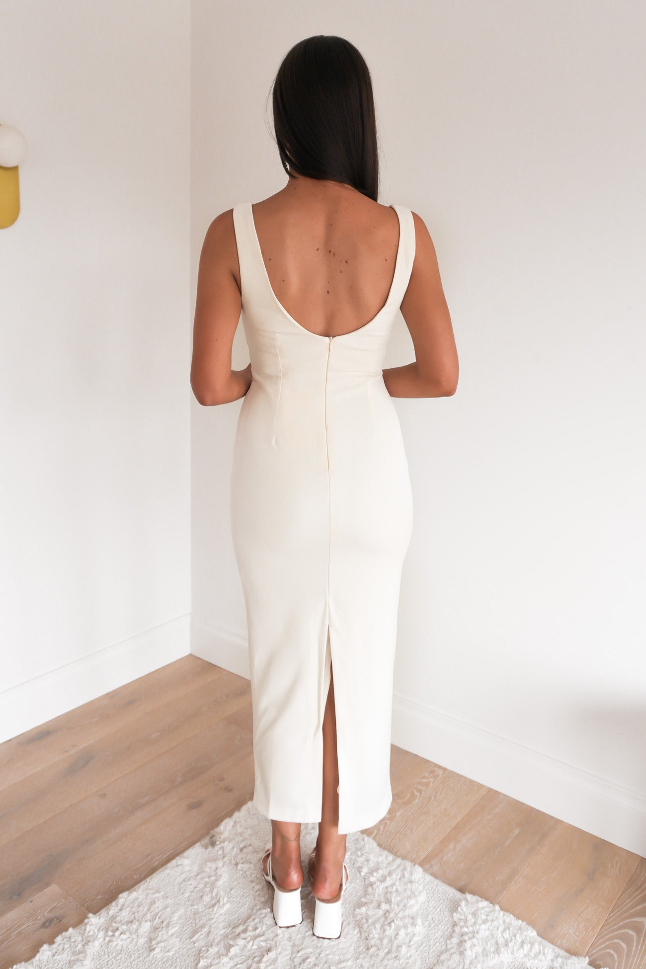 Karla Midi Dress Cream