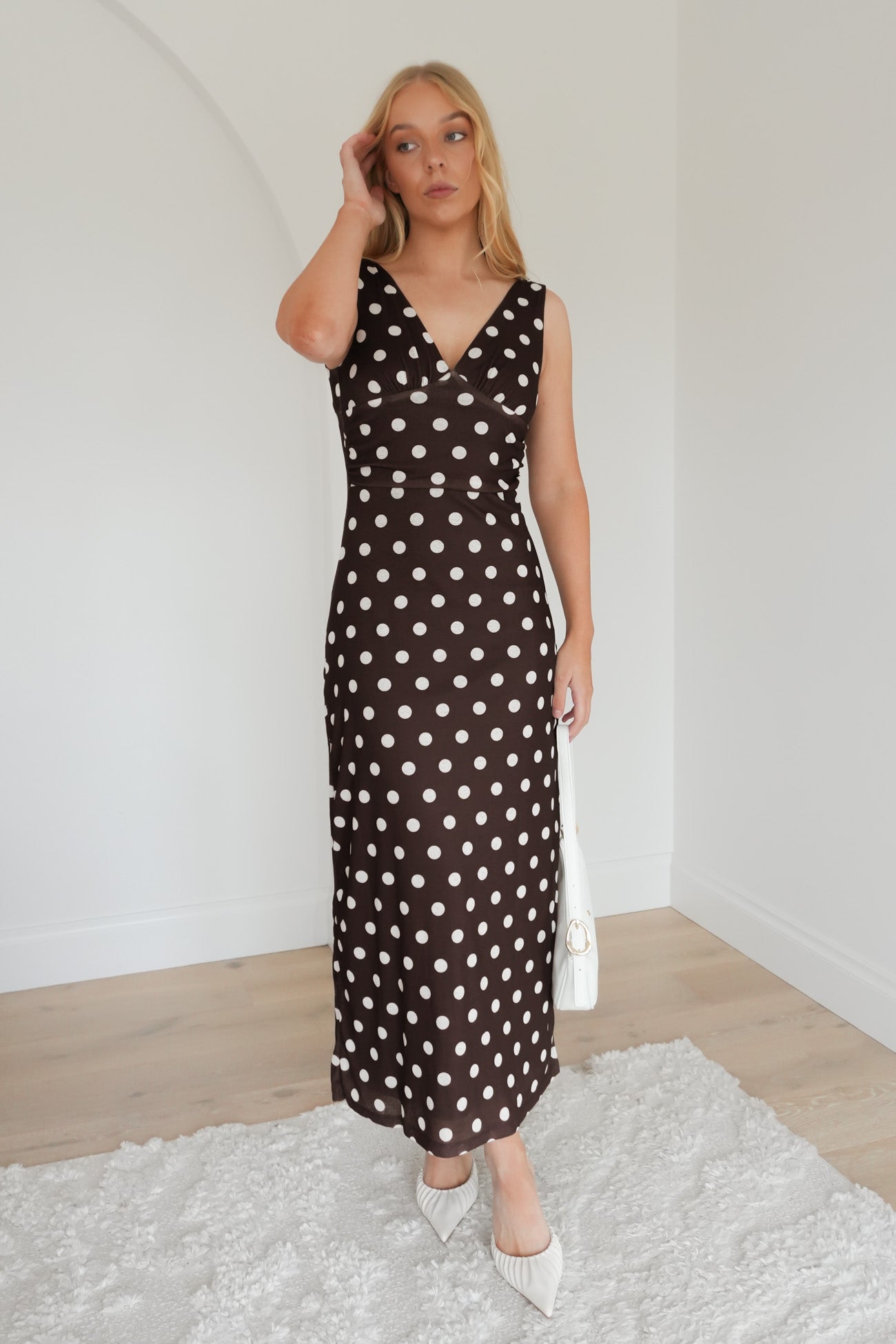 Karolina Maxi Dress Chocolate