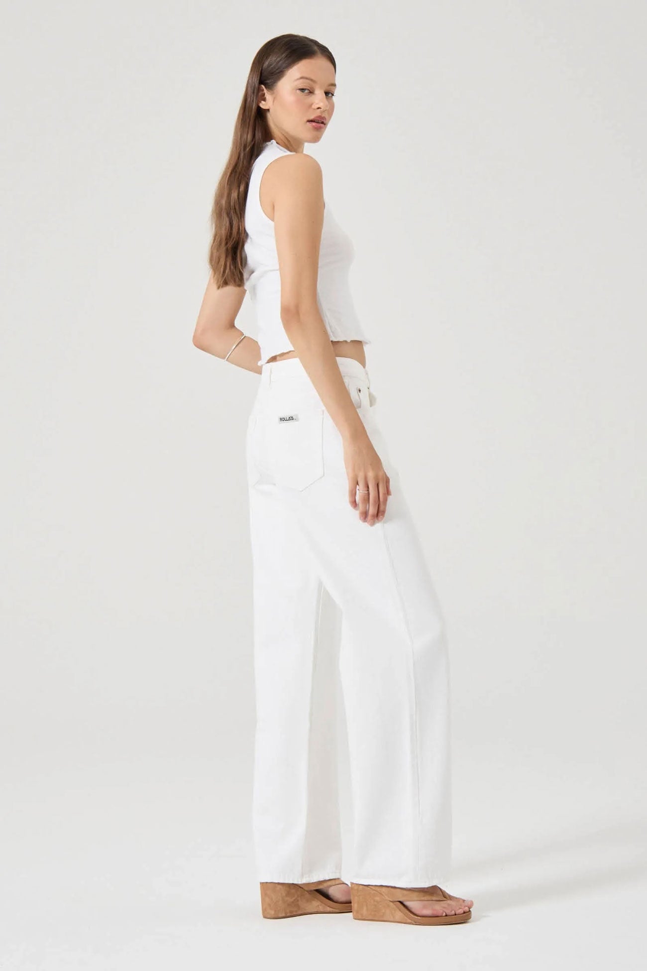 Kate Baggy Jean Vintage White