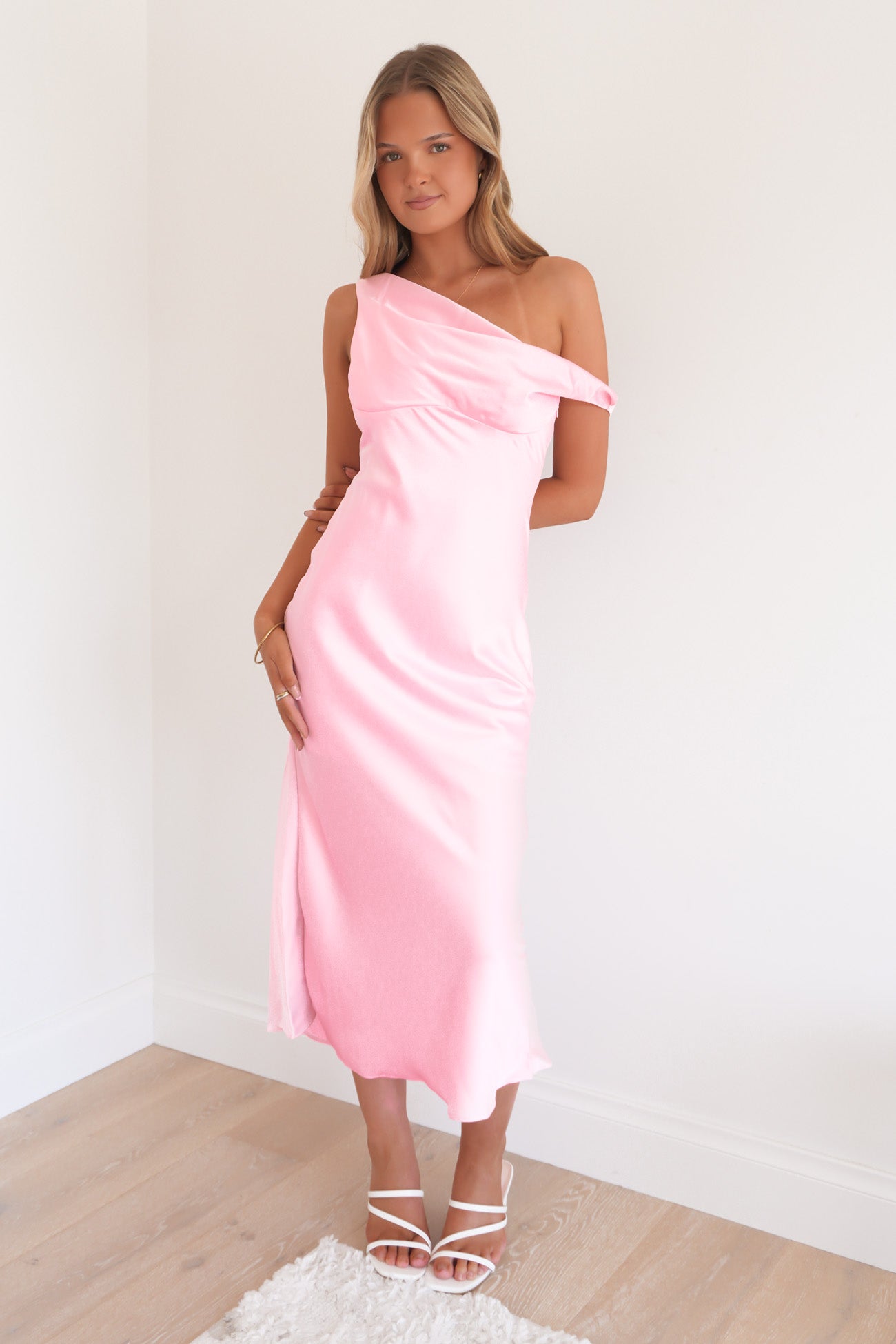 Keaton Midi Dress Pink