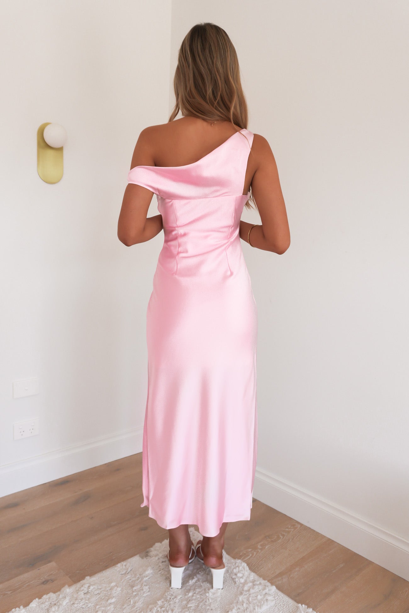 Keaton Midi Dress Pink