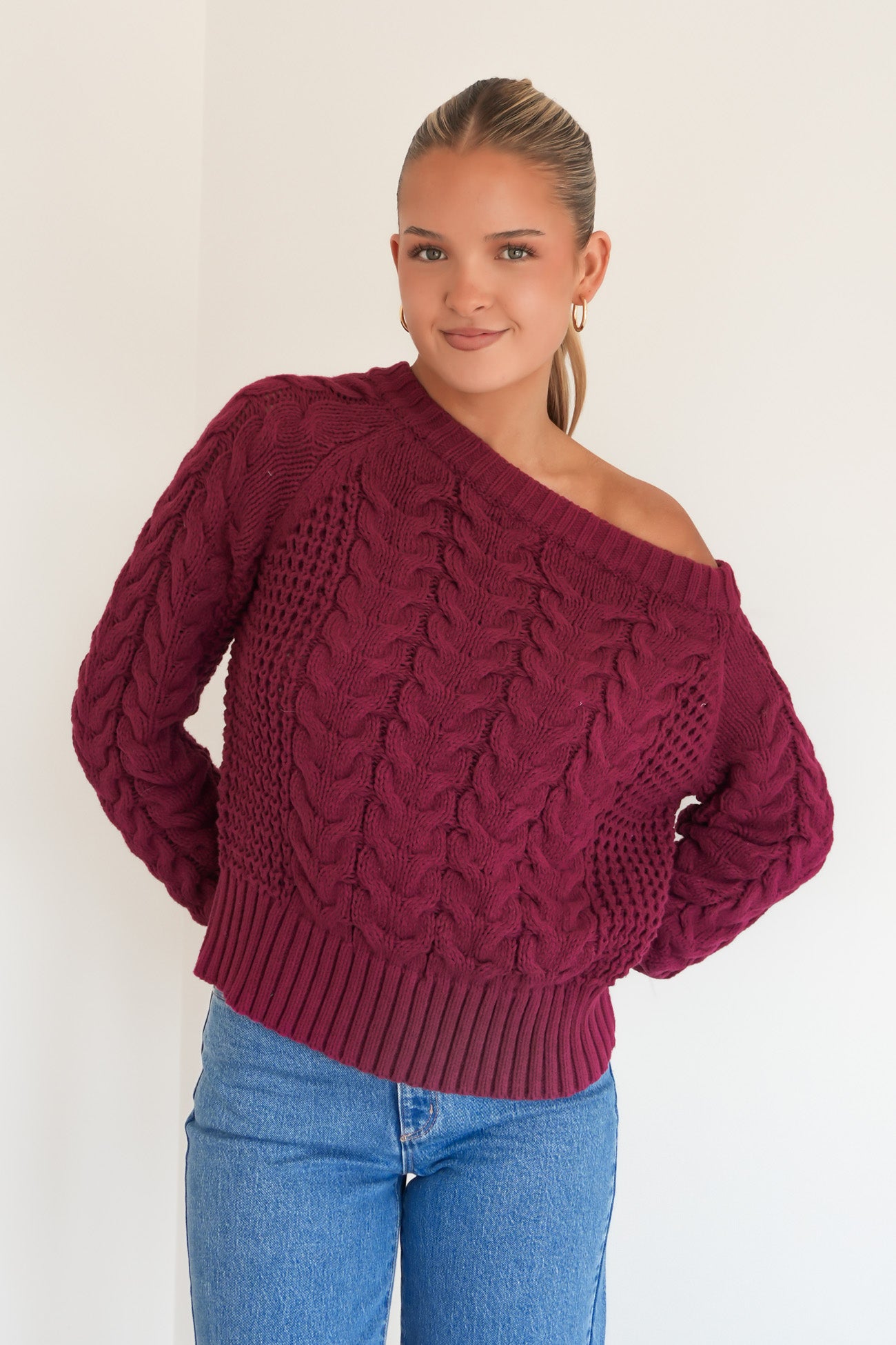 Kelly Knit Wine
